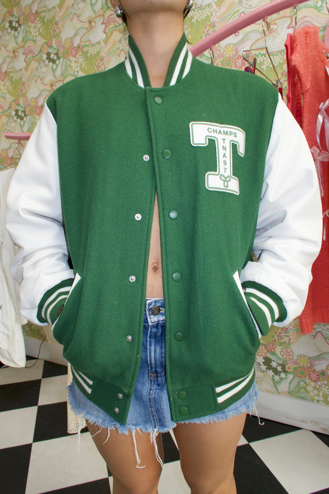 Green Bomber Jacket