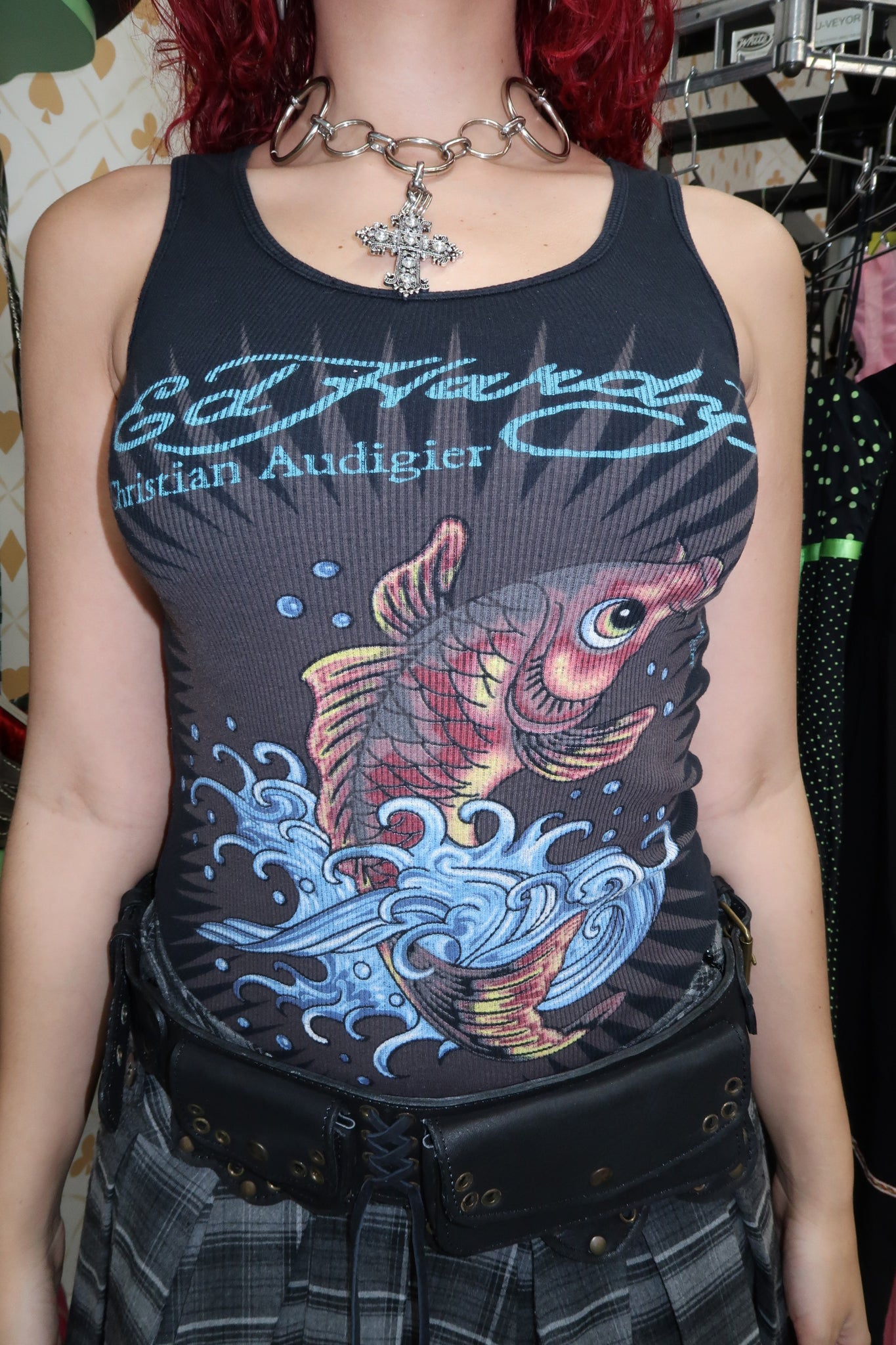 Ed Hardy Graphic Tank Top