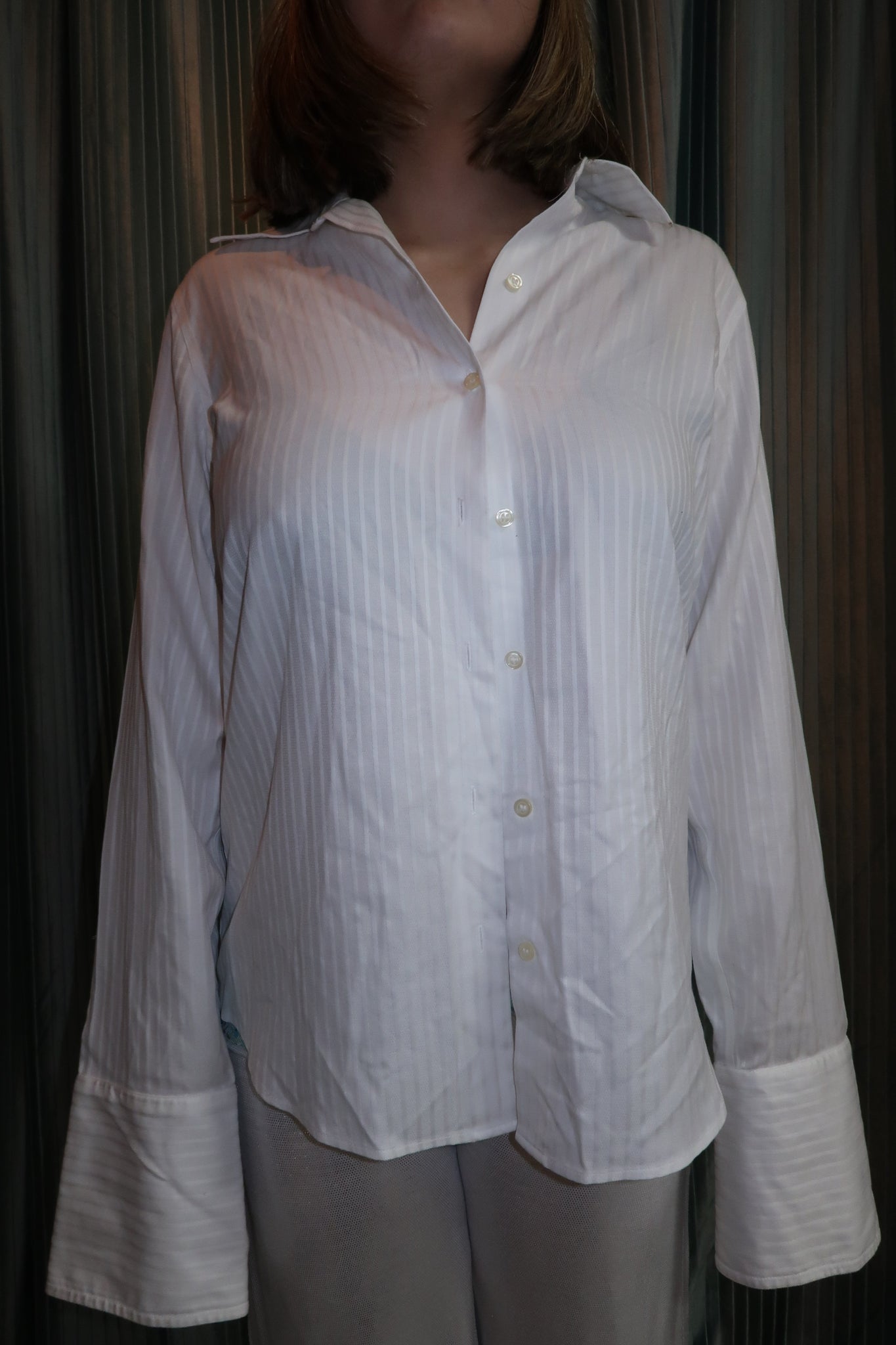 Liz Claiborne White Button Up Shirt