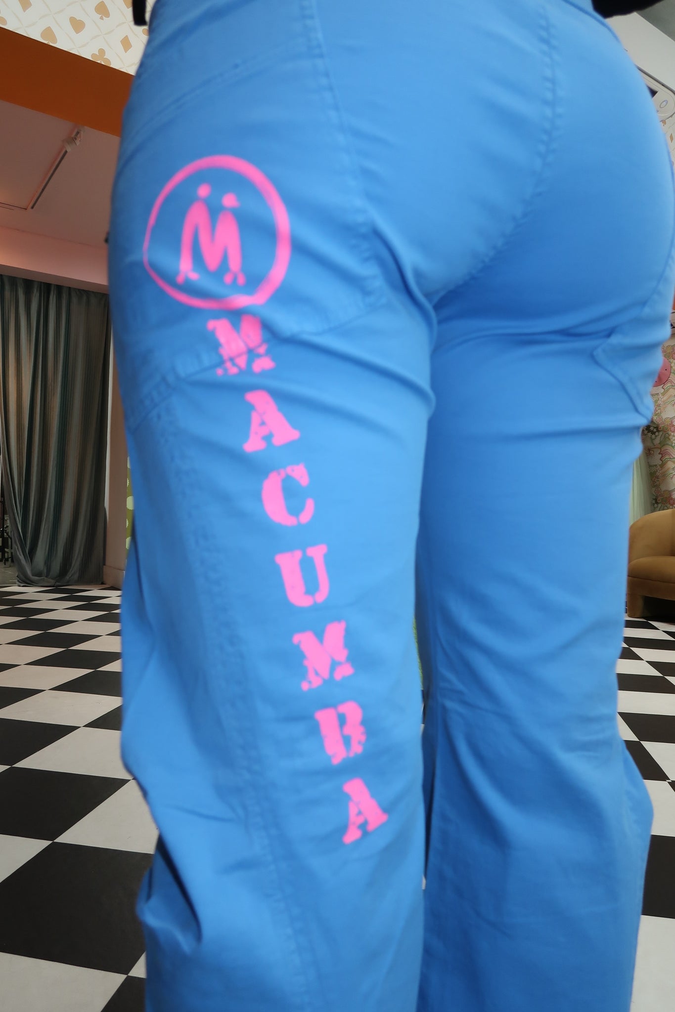 Blue Macumba Cargo Pants