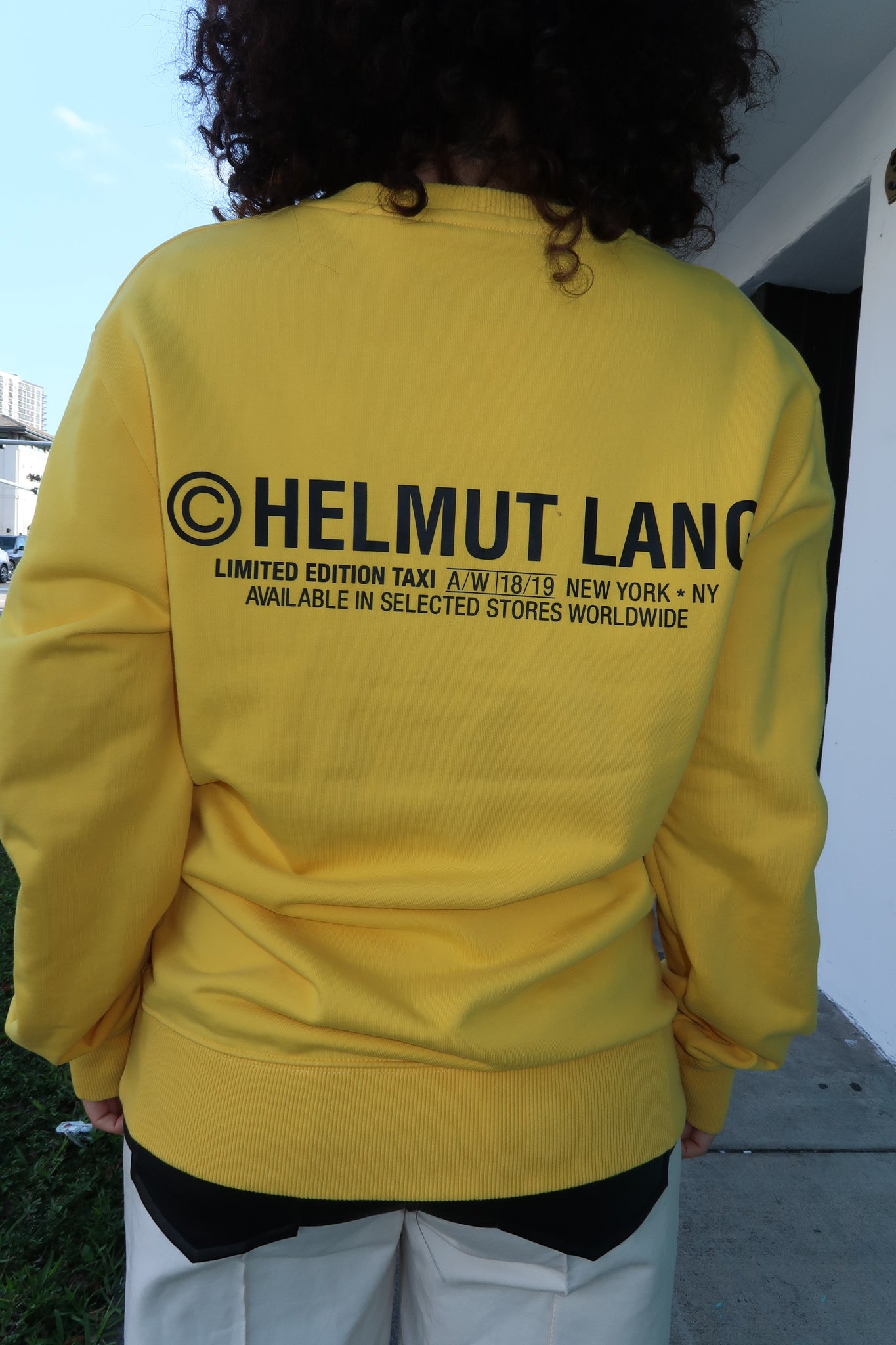 Helmut Lang Taxi Crewneck