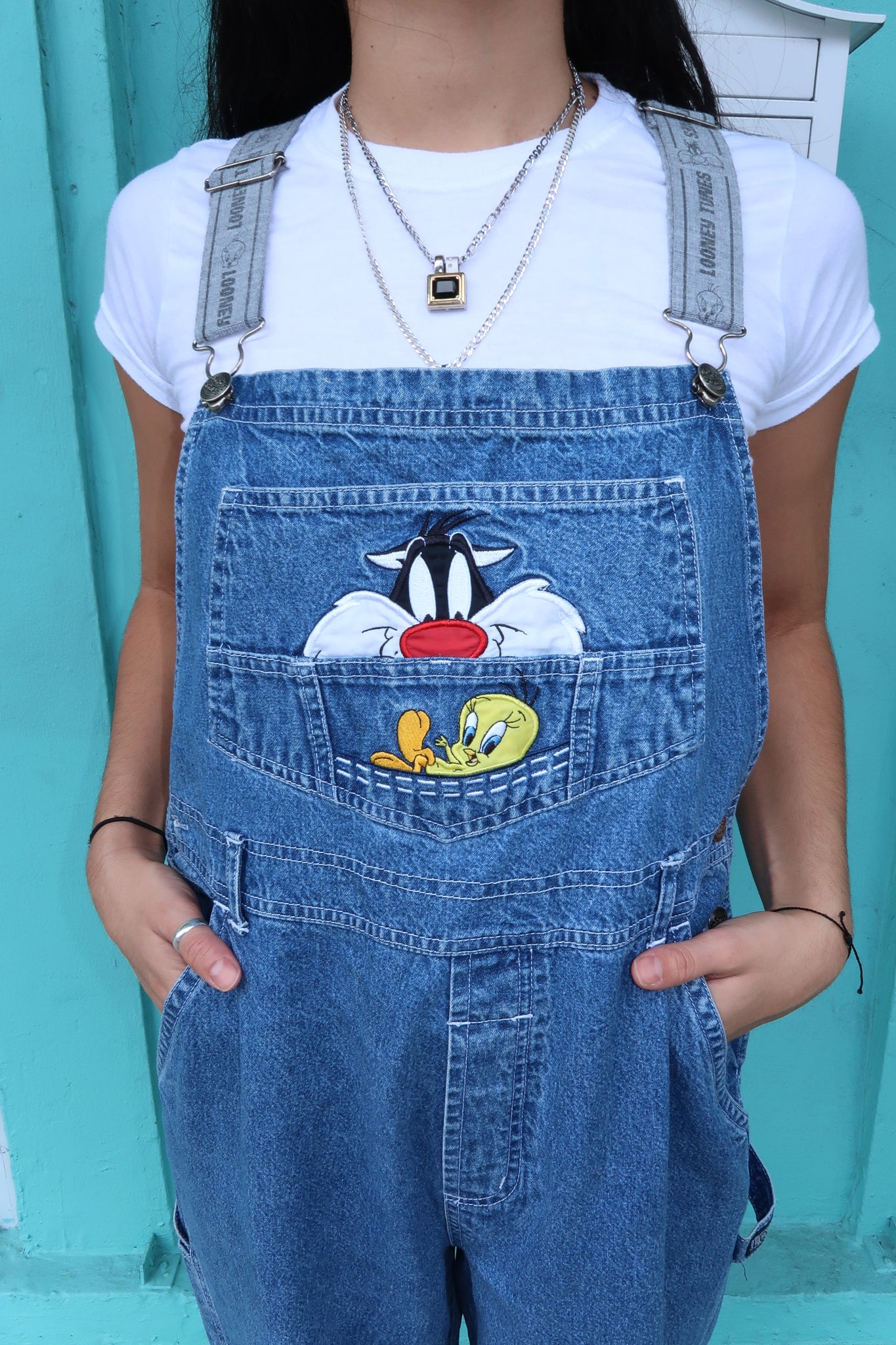 Vintage Looney Tunes Overalls