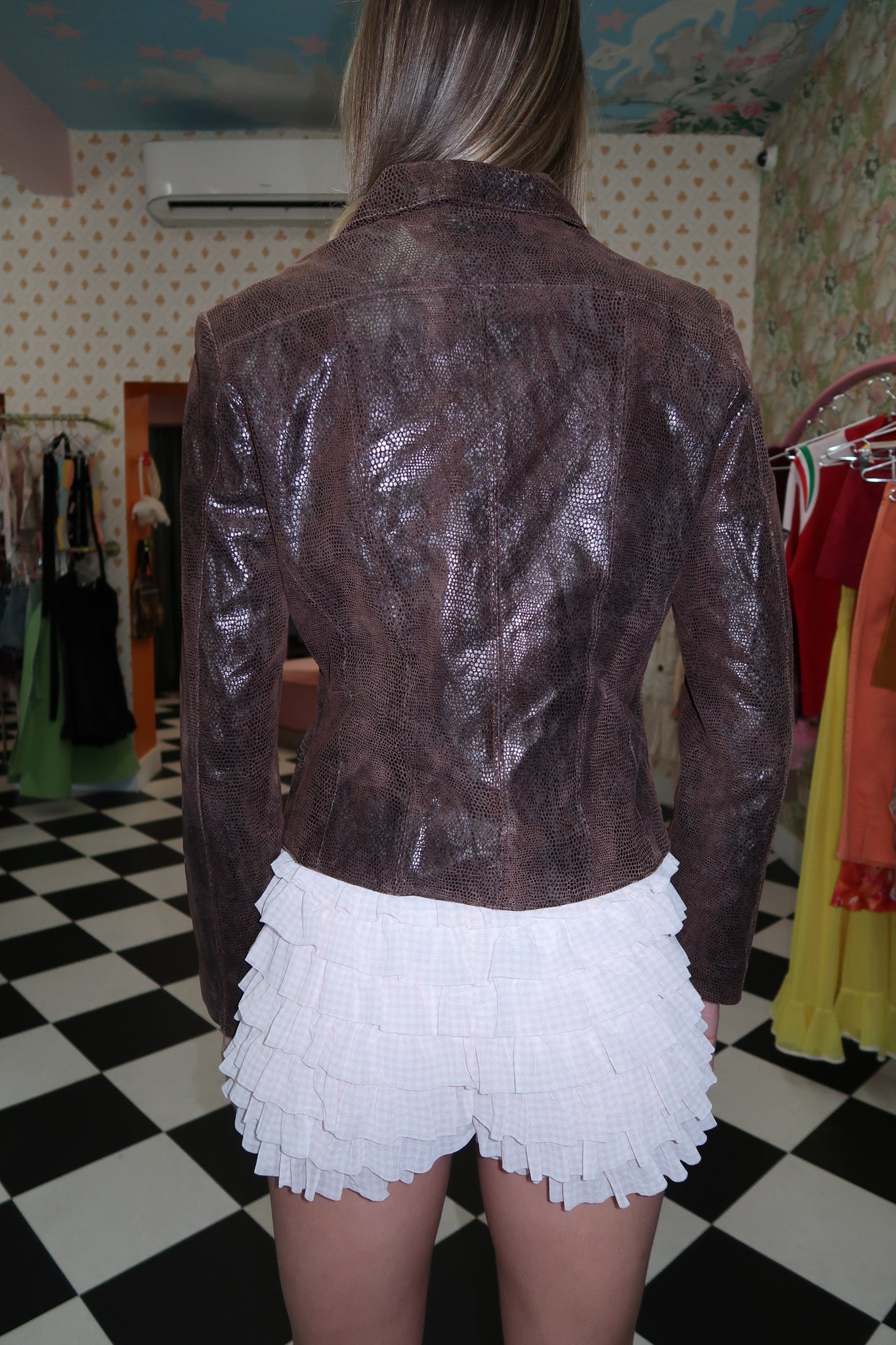 Brown Leather Paolo Santini Jacket