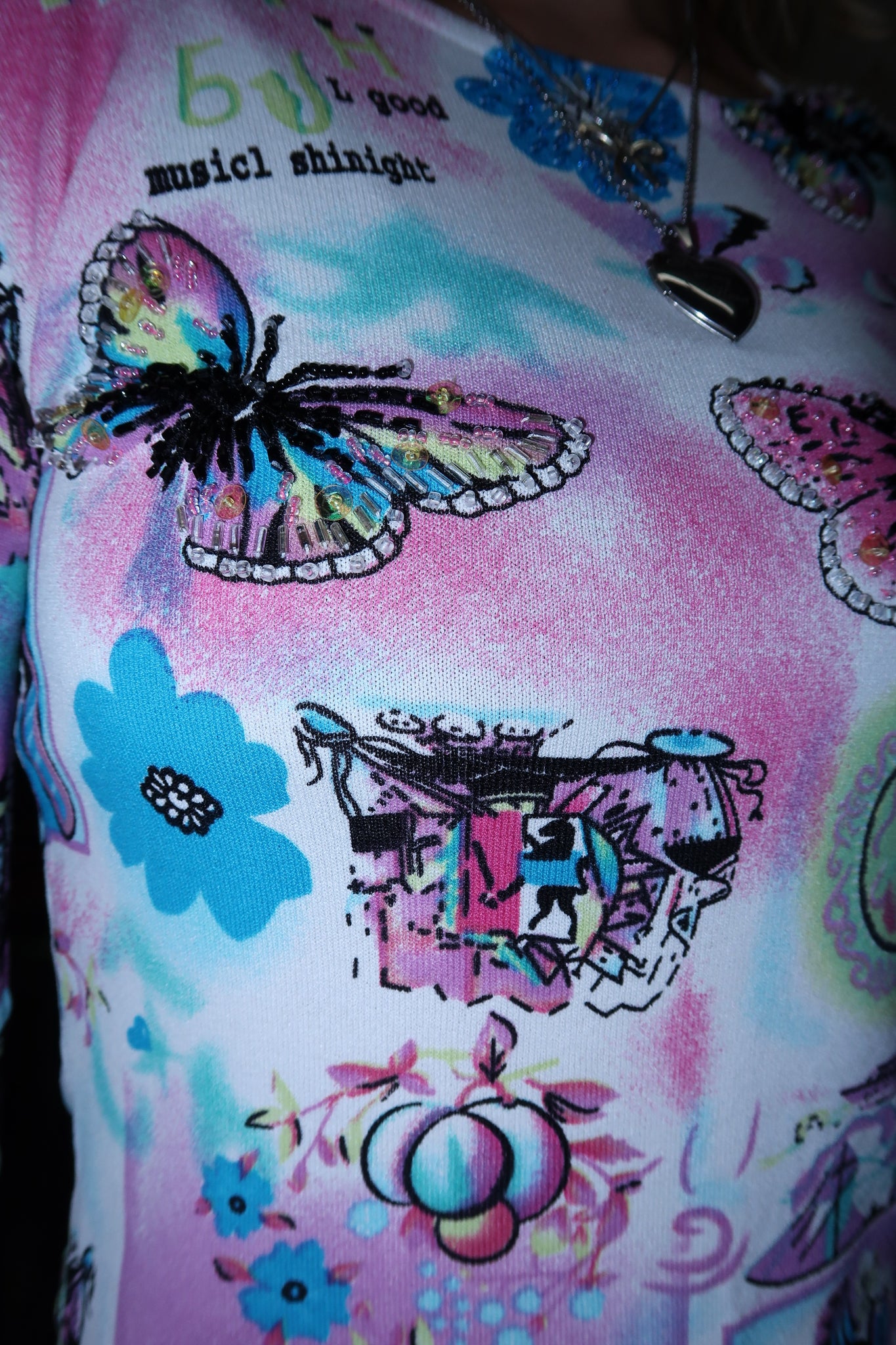 Butterfly Graphic Long Sleeve