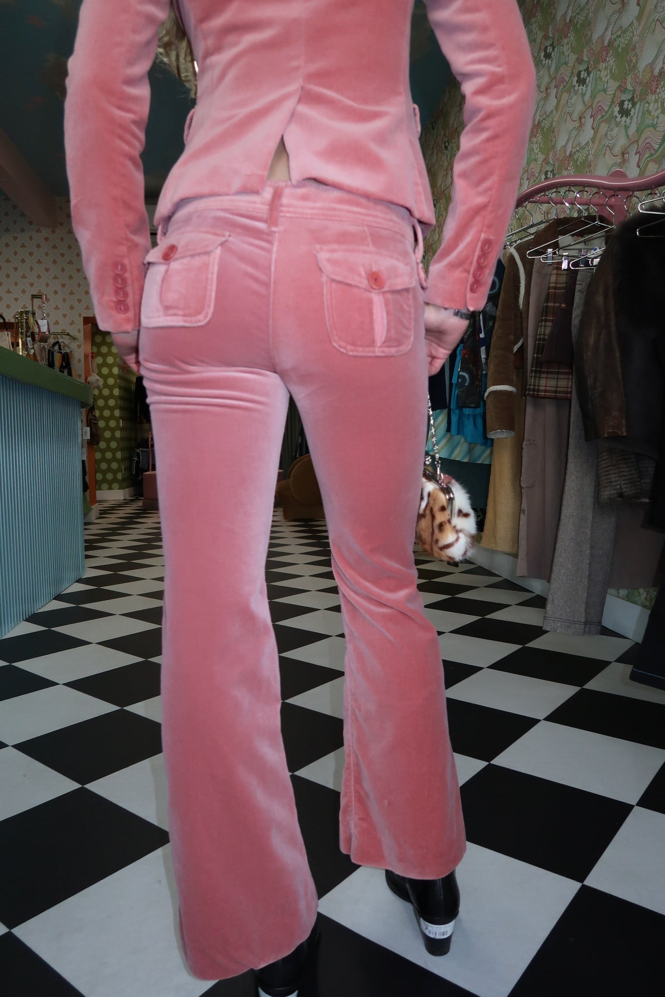 Juicy Couture Blazer/ Low-waist Pantsuit Set