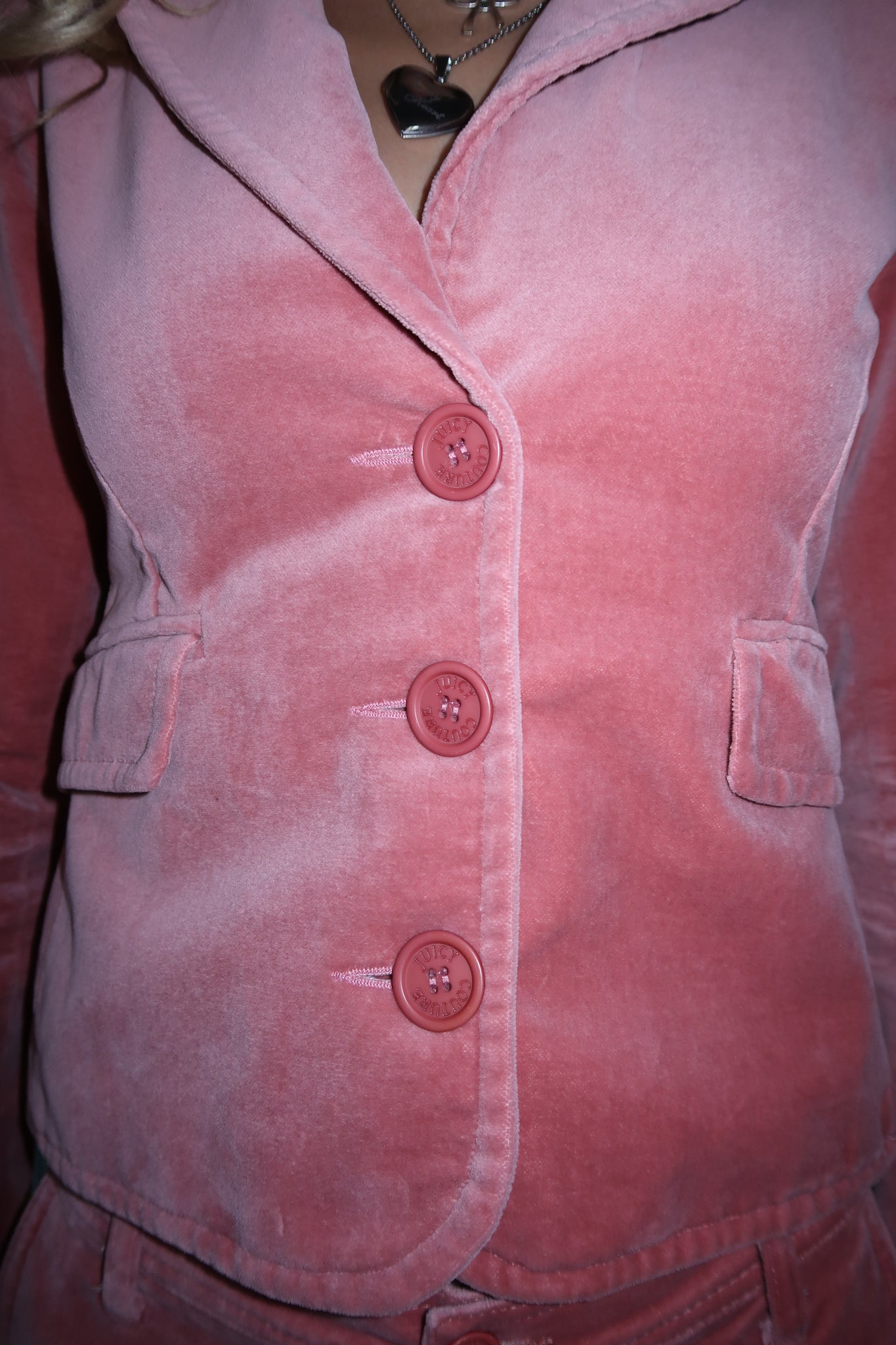 Juicy Couture Blazer/ Low-waist Pantsuit Set