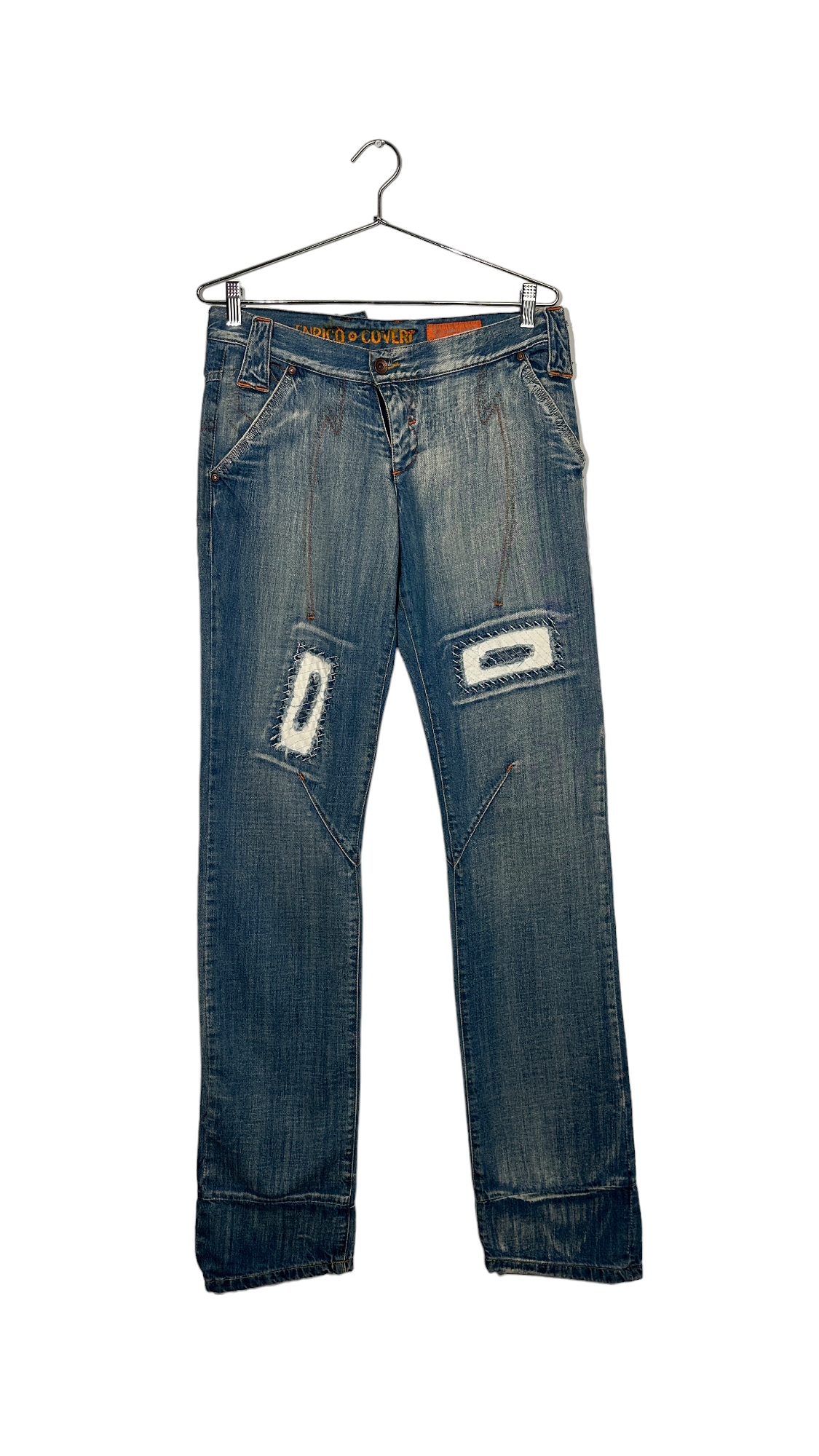 Enrico Coveri Patch Work Jeans