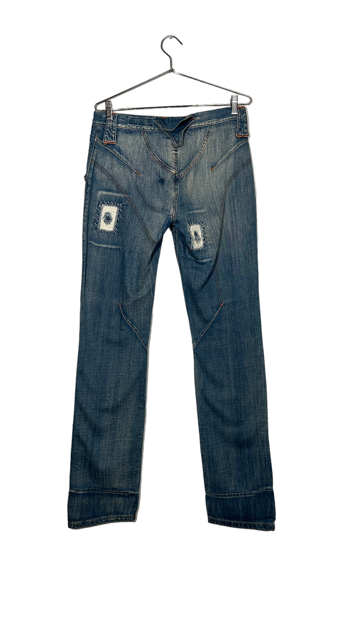 Enrico Coveri Patch Work Jeans