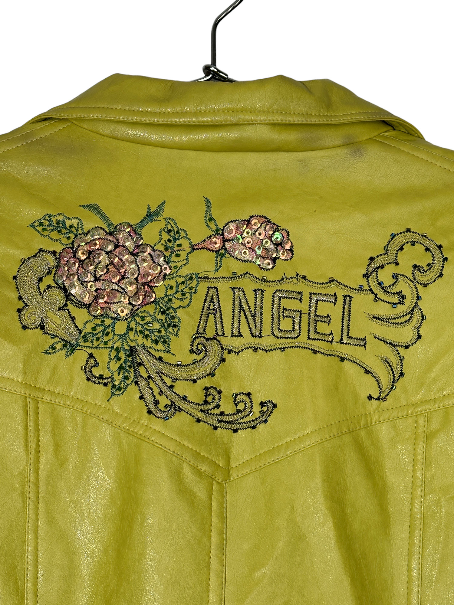 Green "Angel" Embriordery Jacket