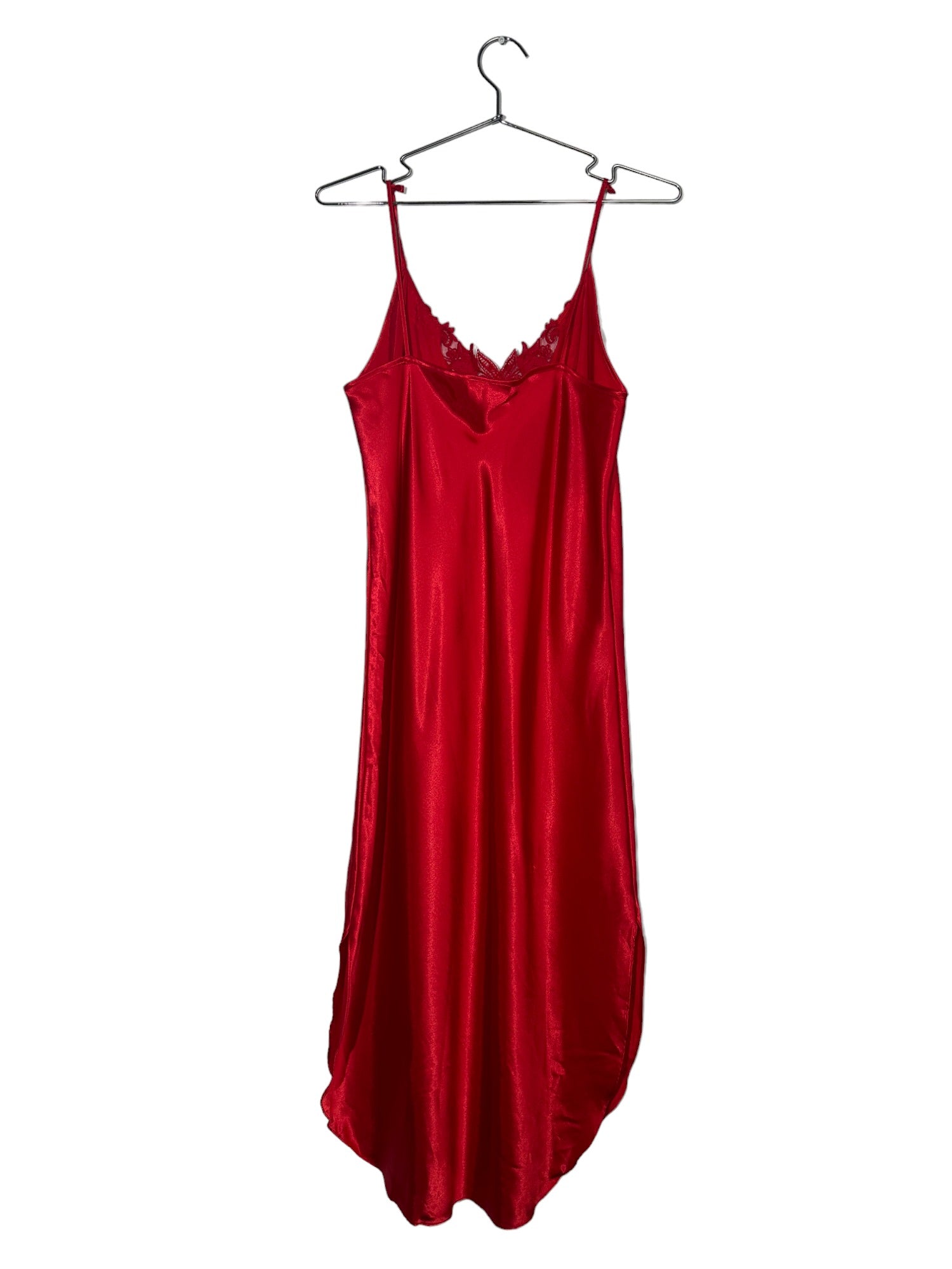 Vintage Red Slip Maxi Dress