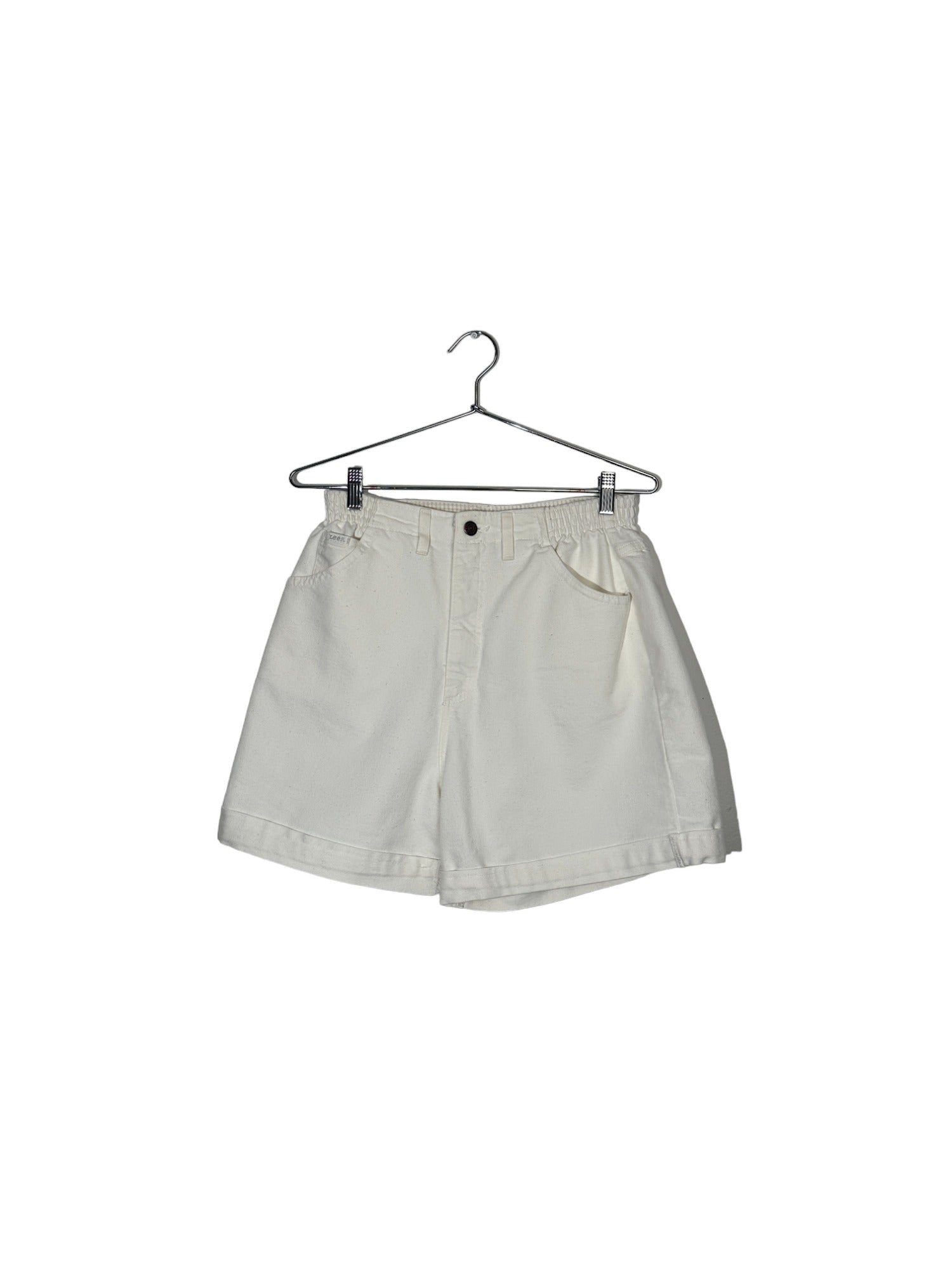 Lee 1889 White Denim Shorts