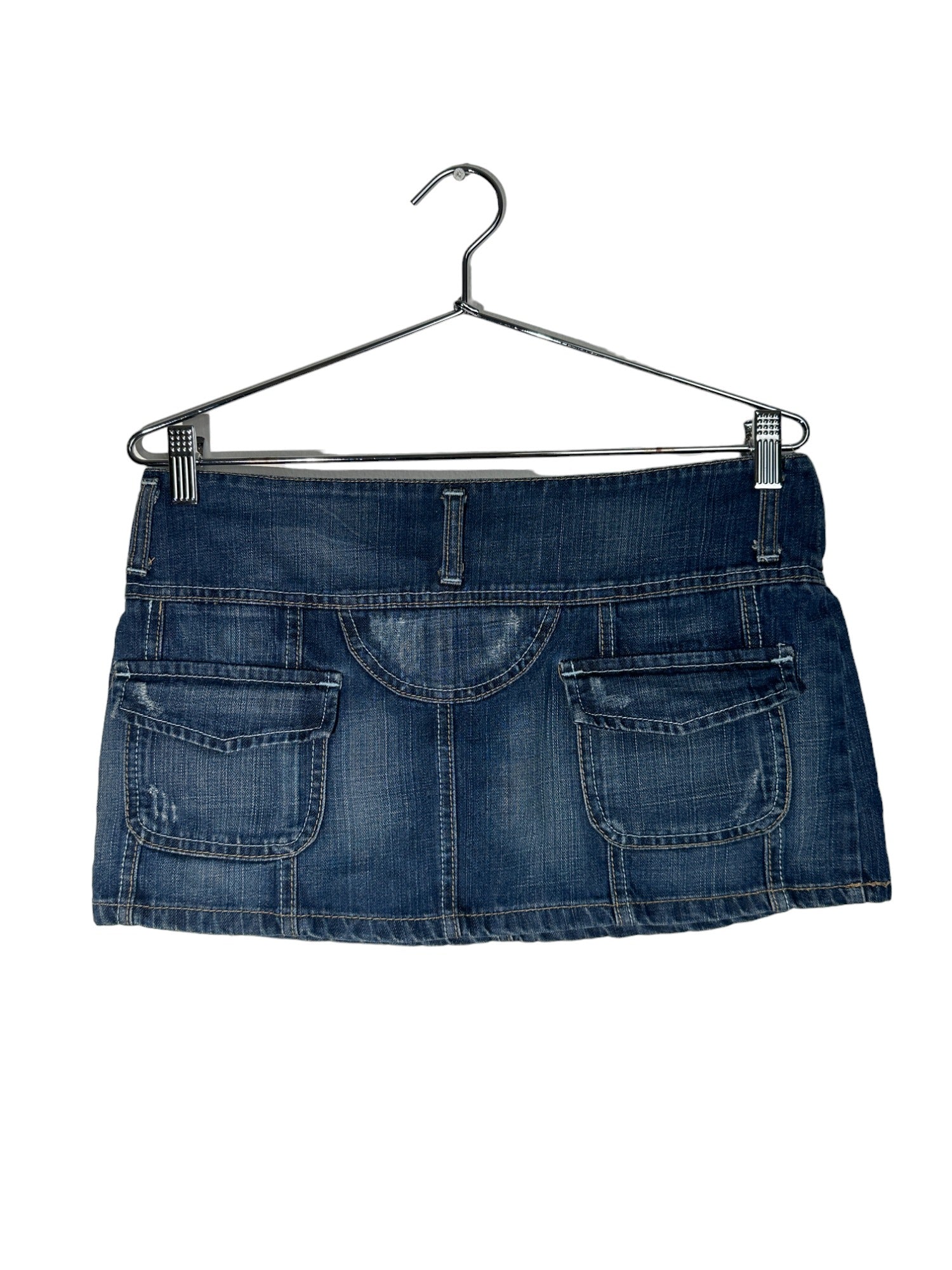 Low-rise Front Pocket Mini Skirt