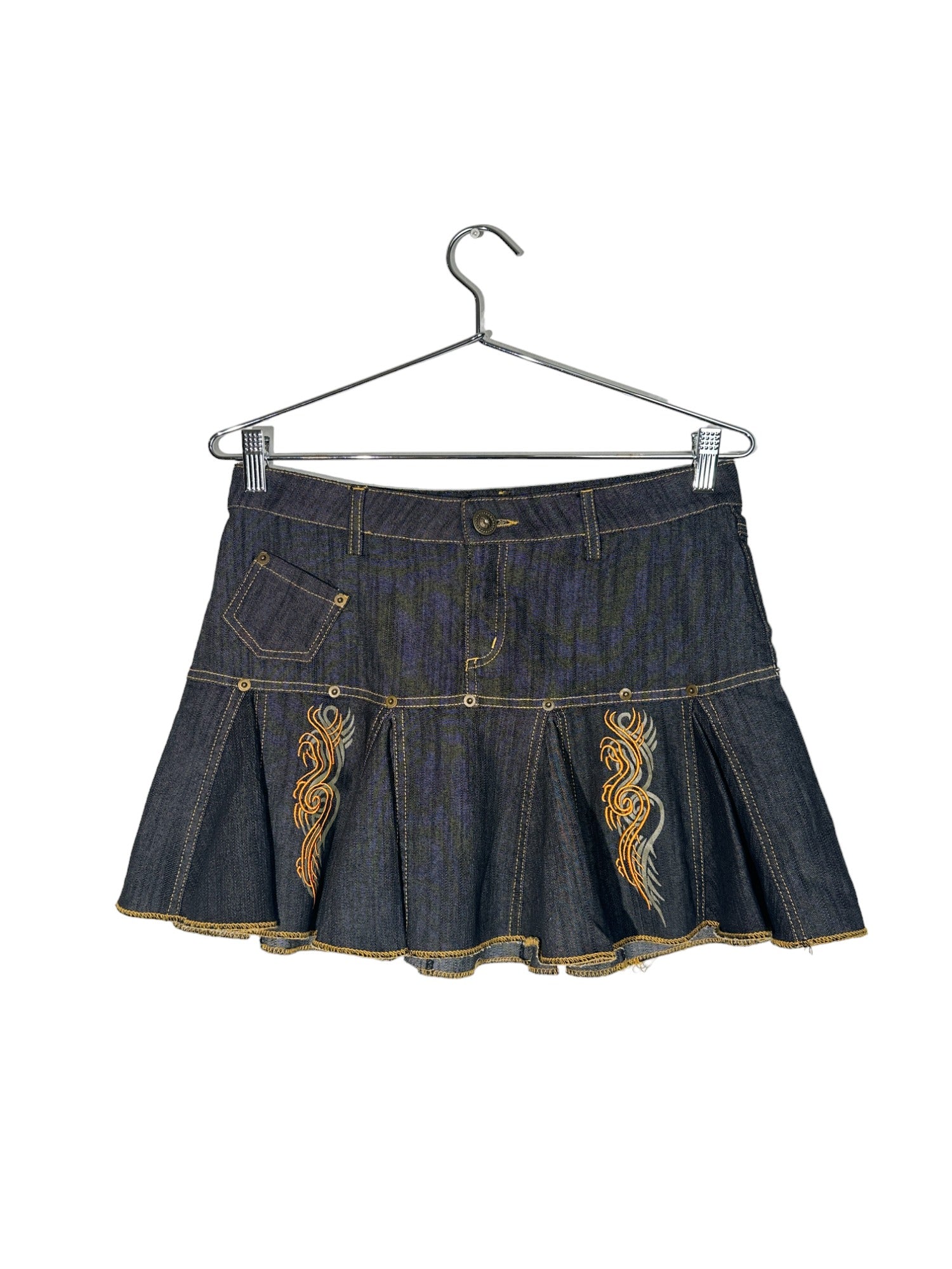 Midrise Pleated Mini Skirt