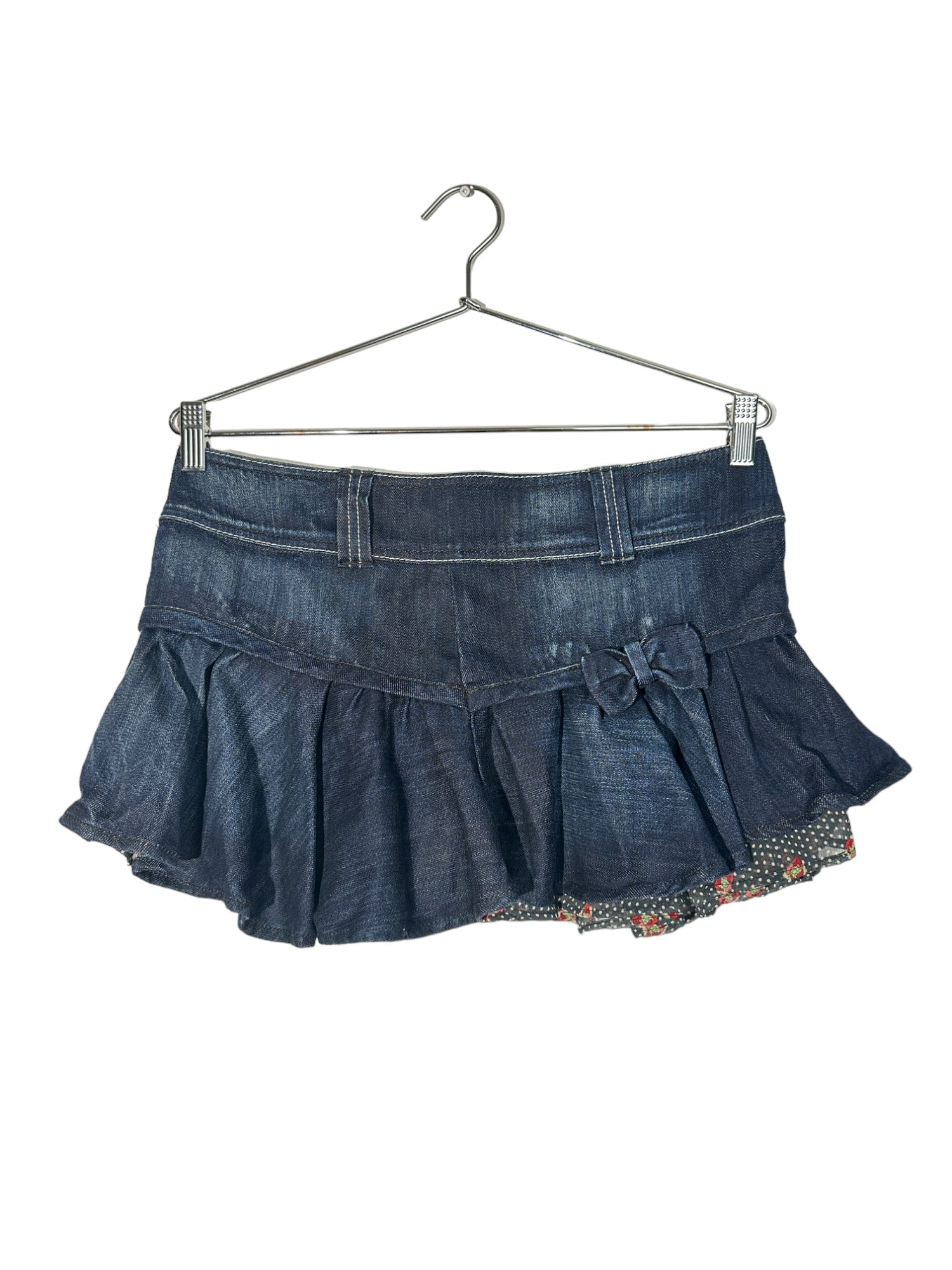 Lowrise Pleated Mini Skirt