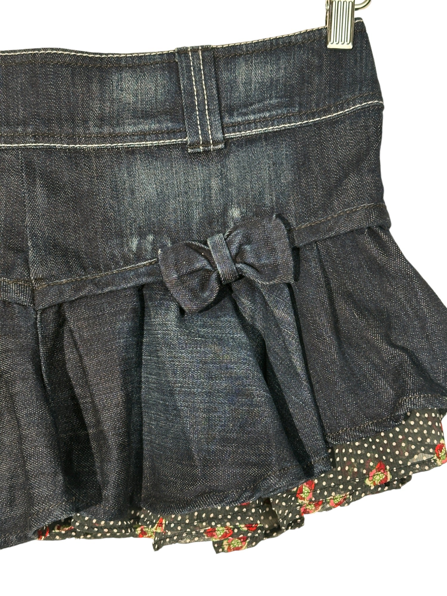 Lowrise Pleated Mini Skirt