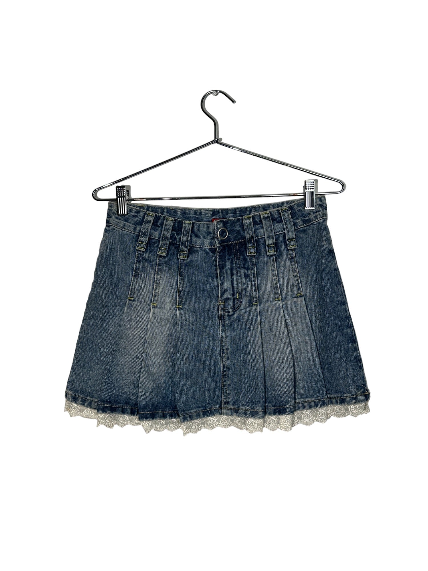 Midrise Pleated Mini Skirt