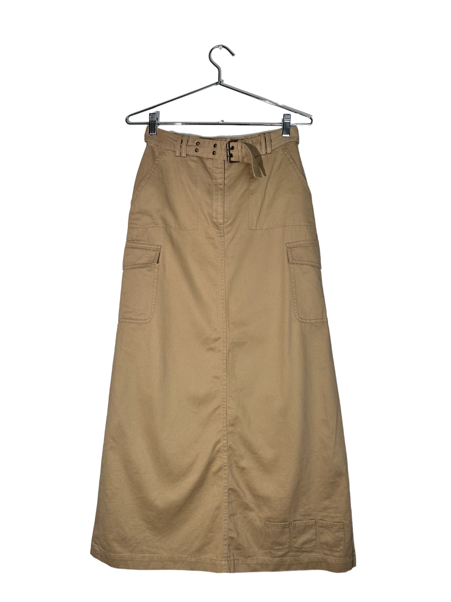 Maxi Length Beige Skirt