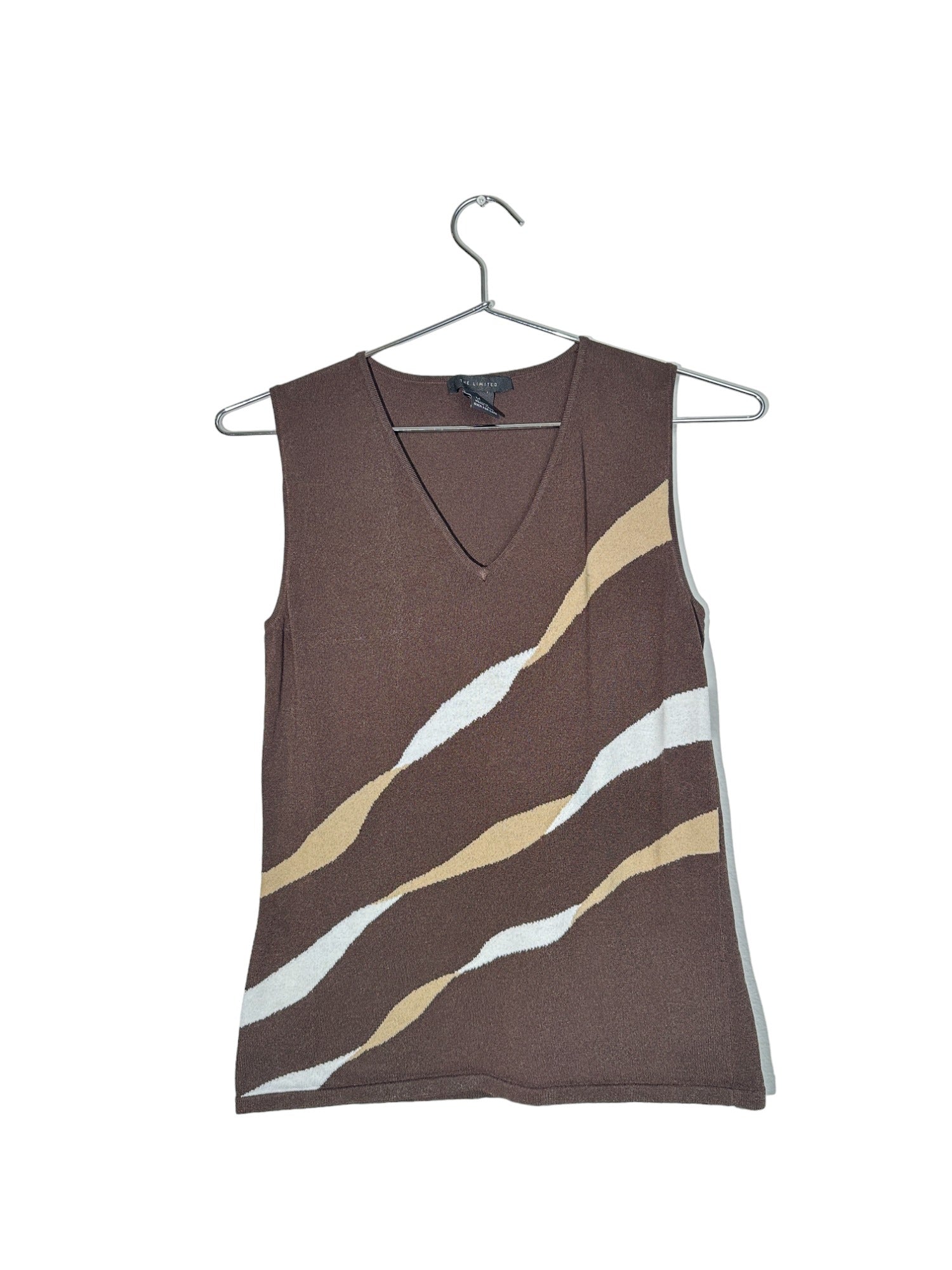 The Limited Brown Sleeveless Top