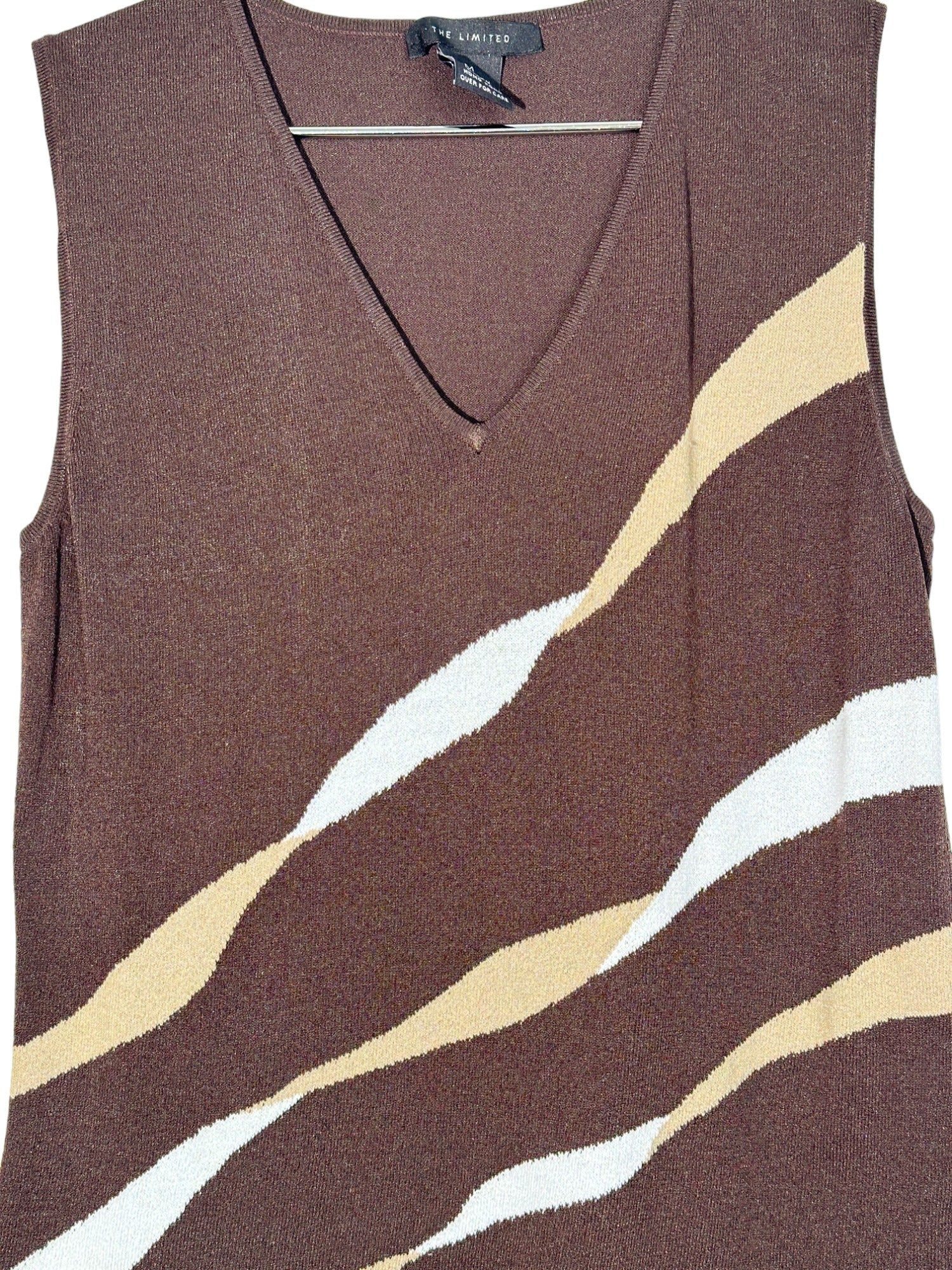 The Limited Brown Sleeveless Top