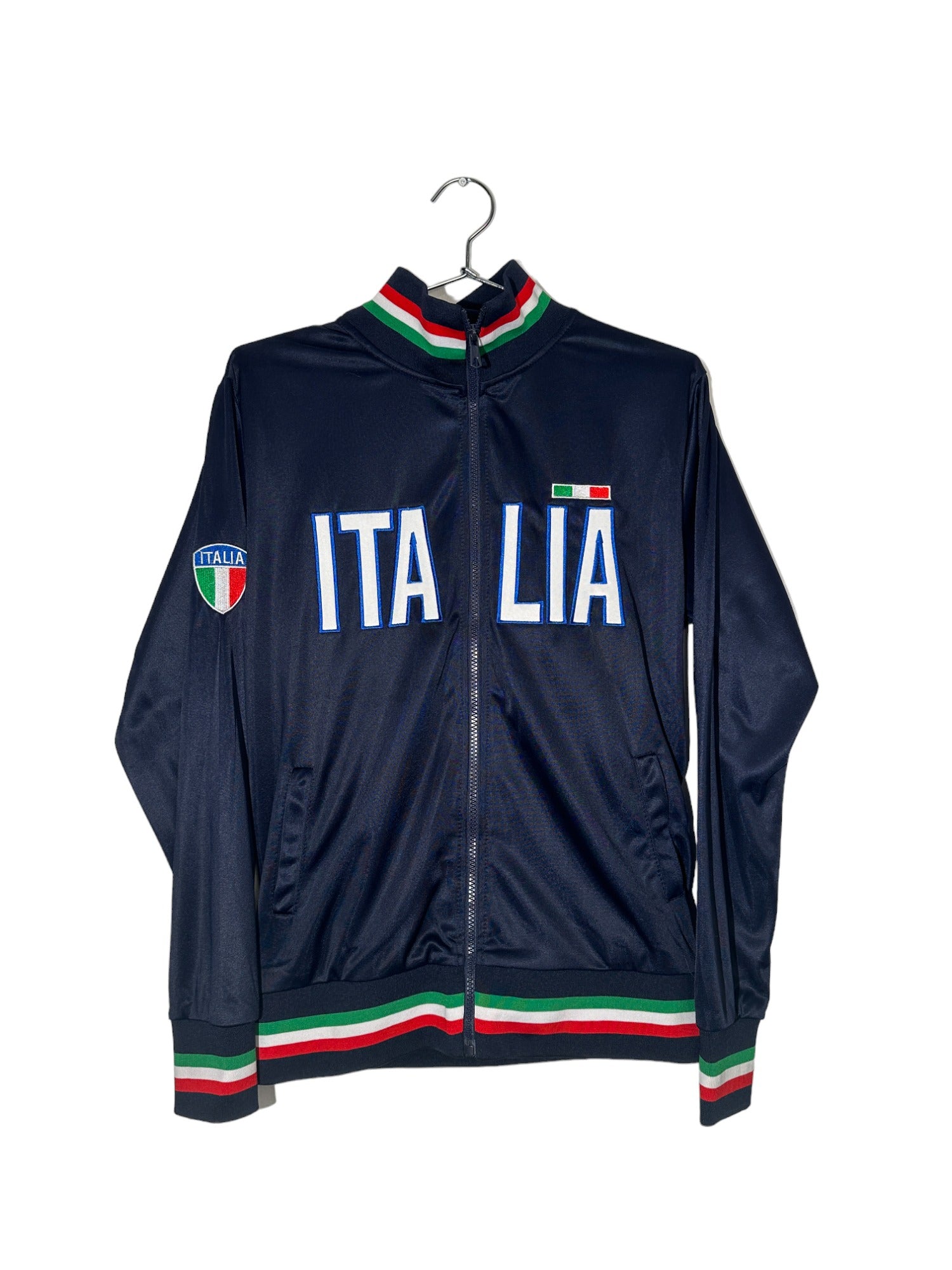 Blue "Italia" Zip Up Jacket
