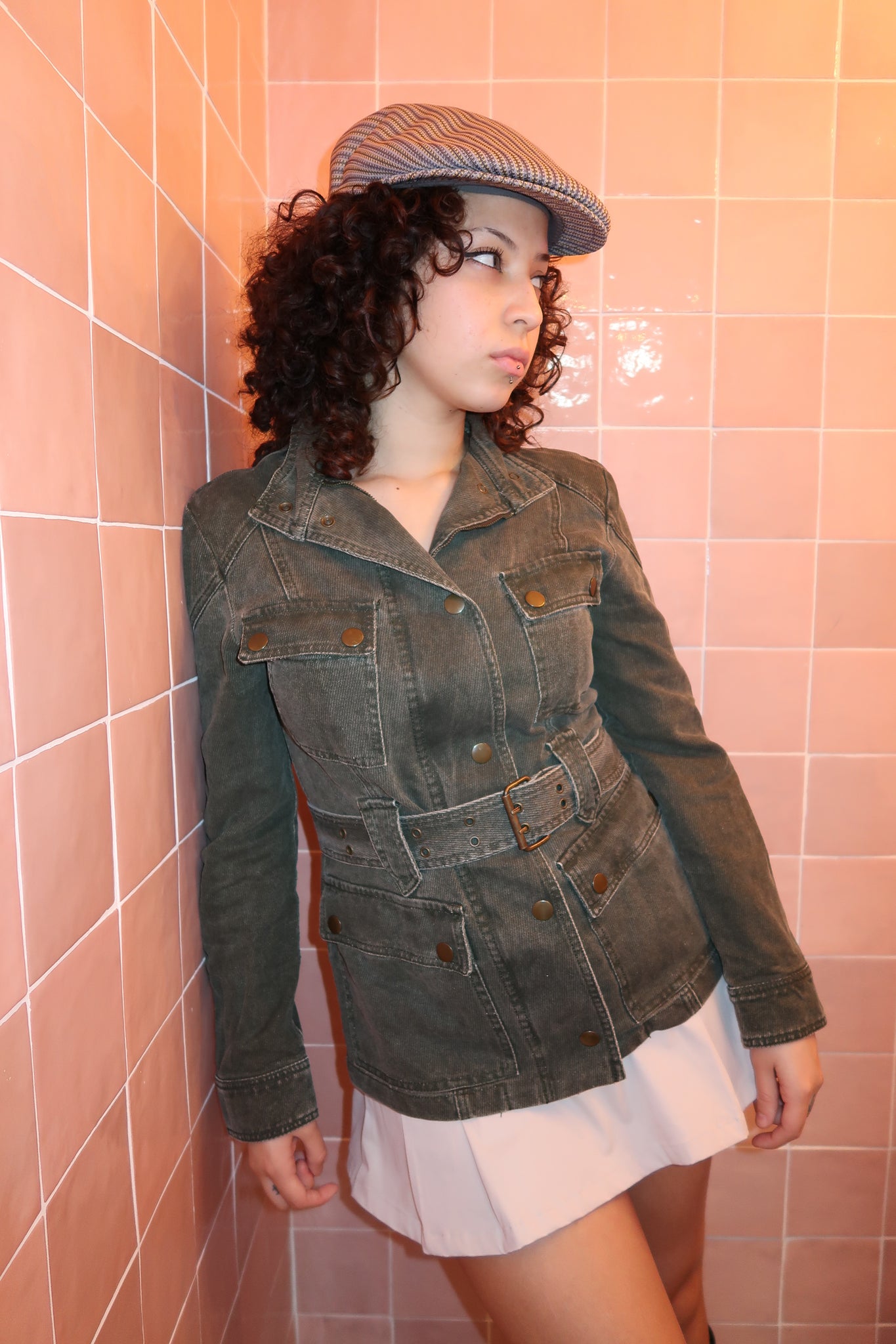 Button Up Cargo Style Jacket