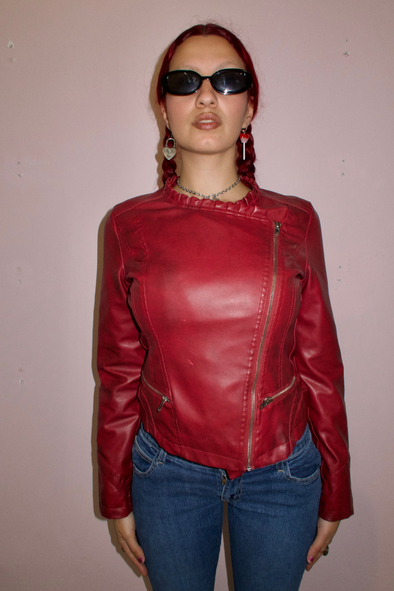 Red Zipper Jacket