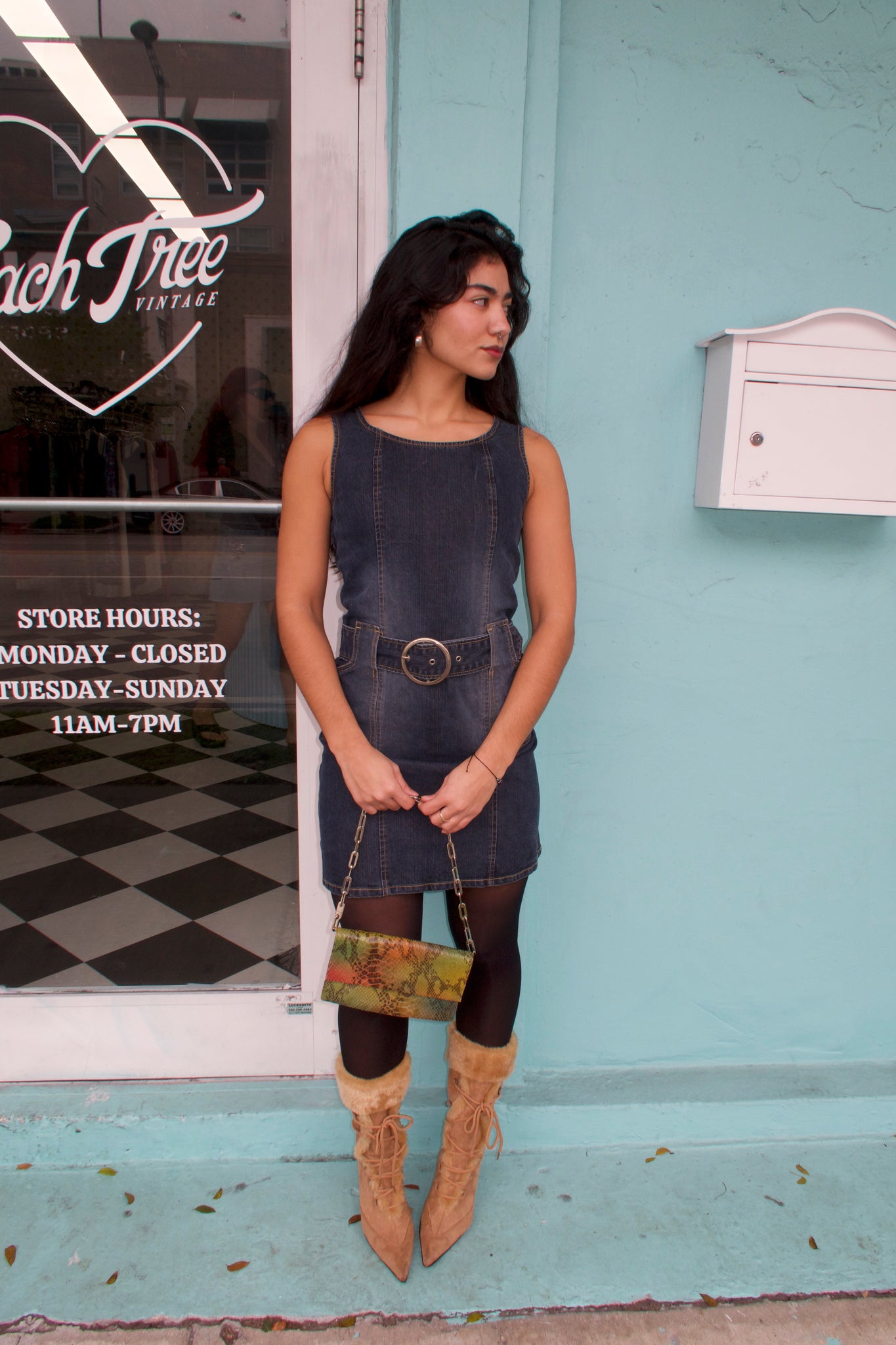 Denim Short Dress