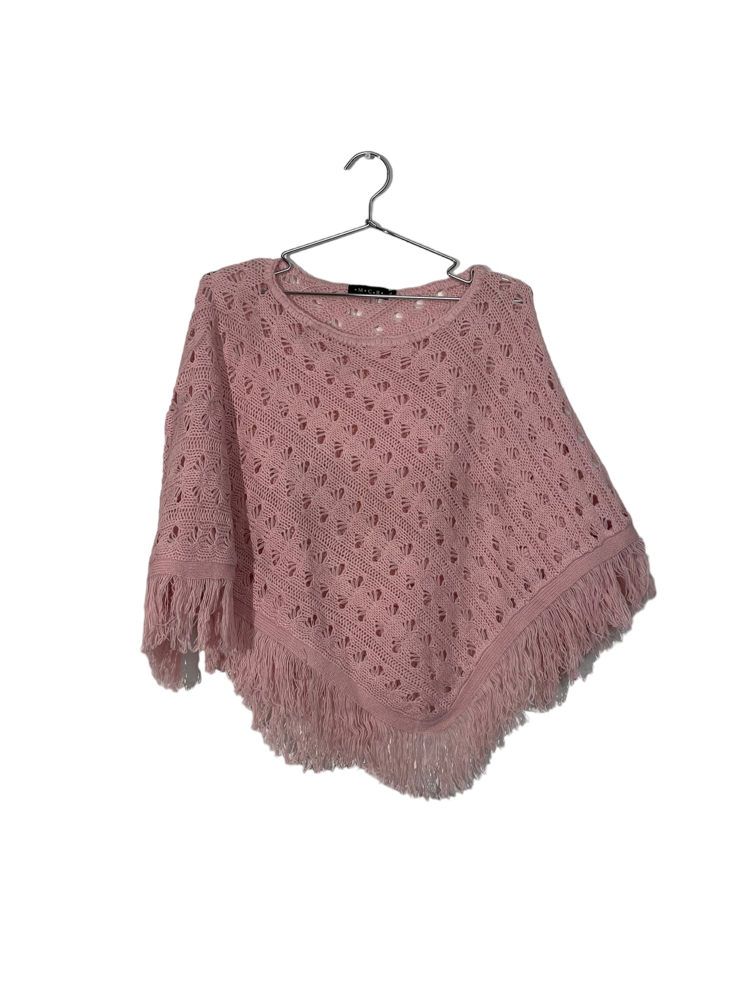 Baby Pink Poncho
