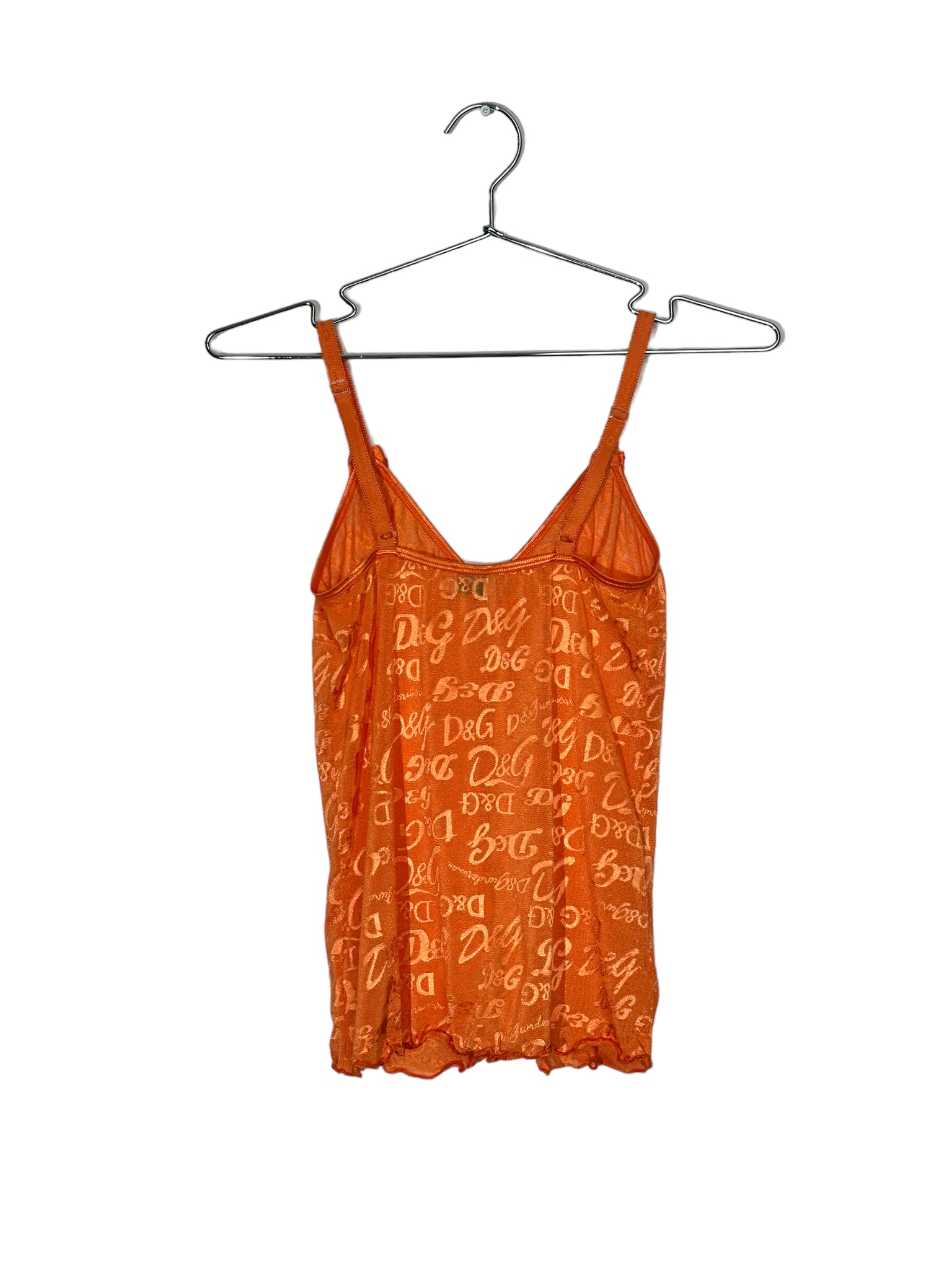 Orange Lace Dolce & Gabbana Tank