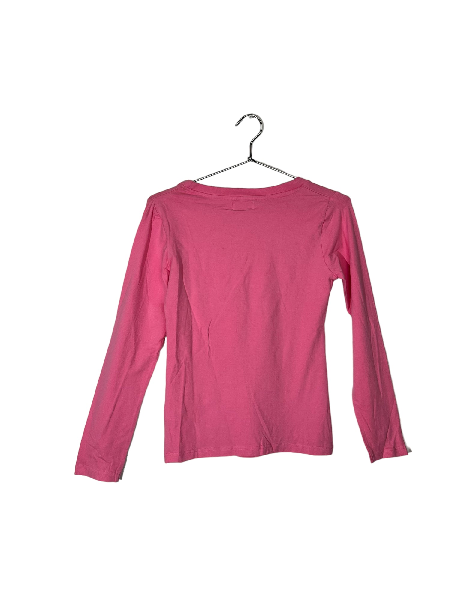 Fiorucci Pink Long-Sleeve Cherub Fake Collection Top