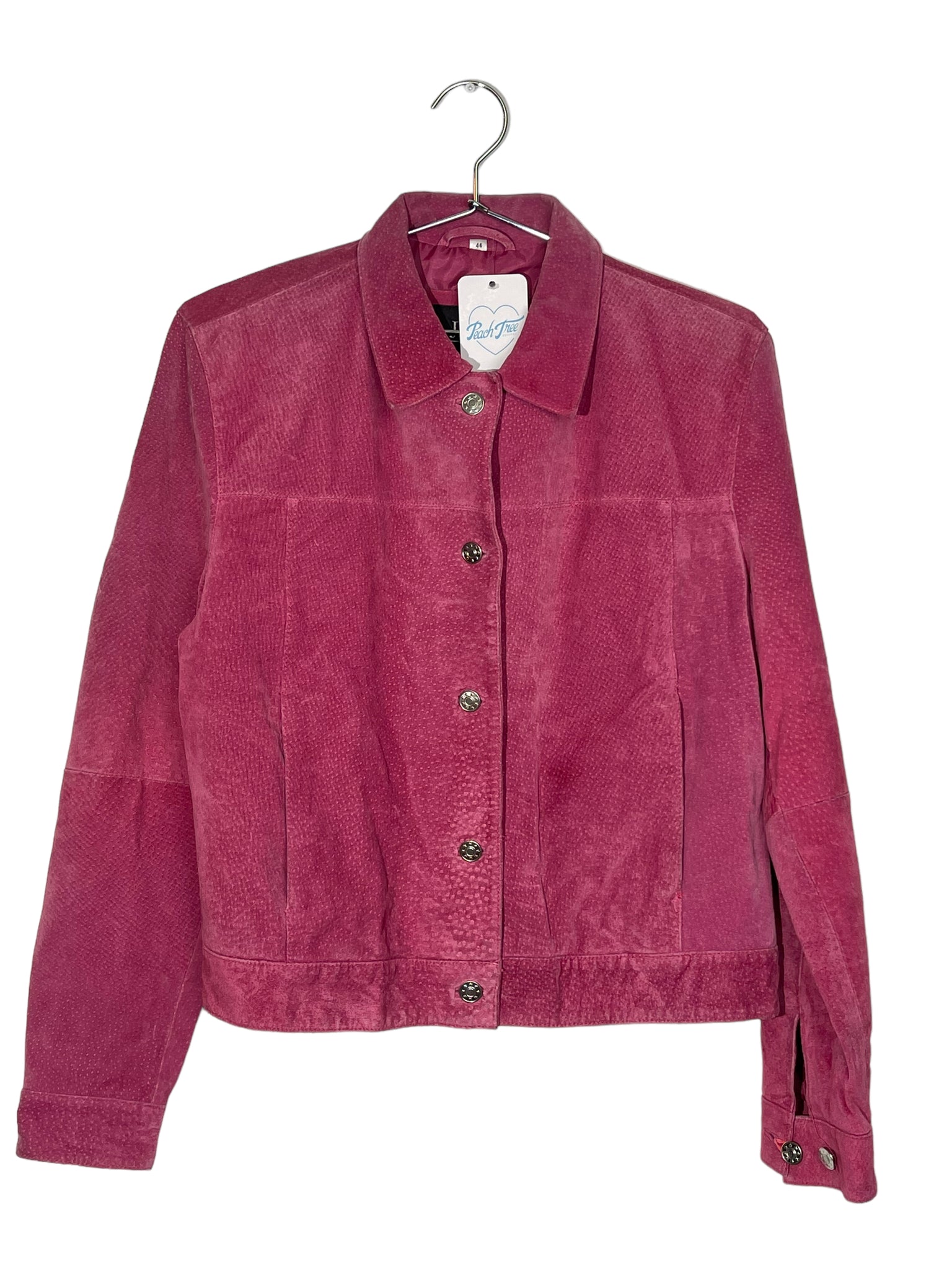 JOY Pink Leather Jacket