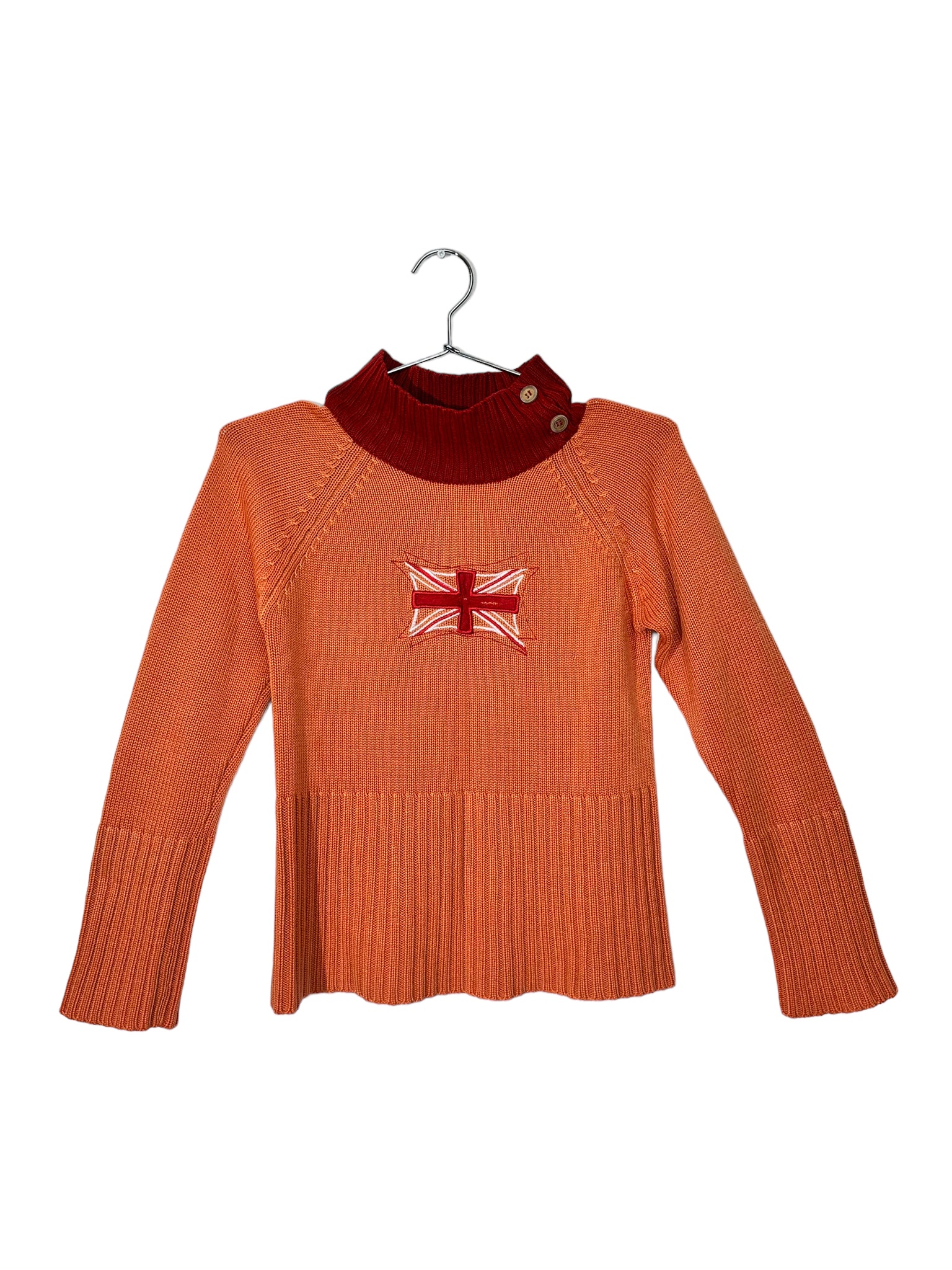 Union Jack Orange Sweater