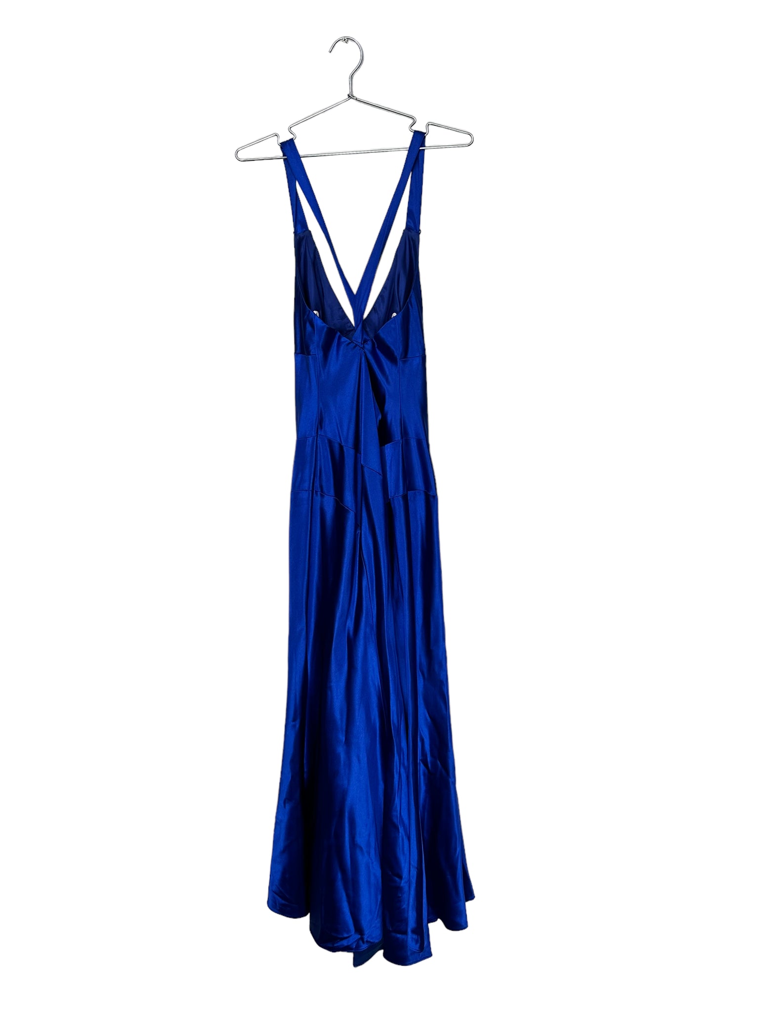 Royal Blue Gem Bow Dress