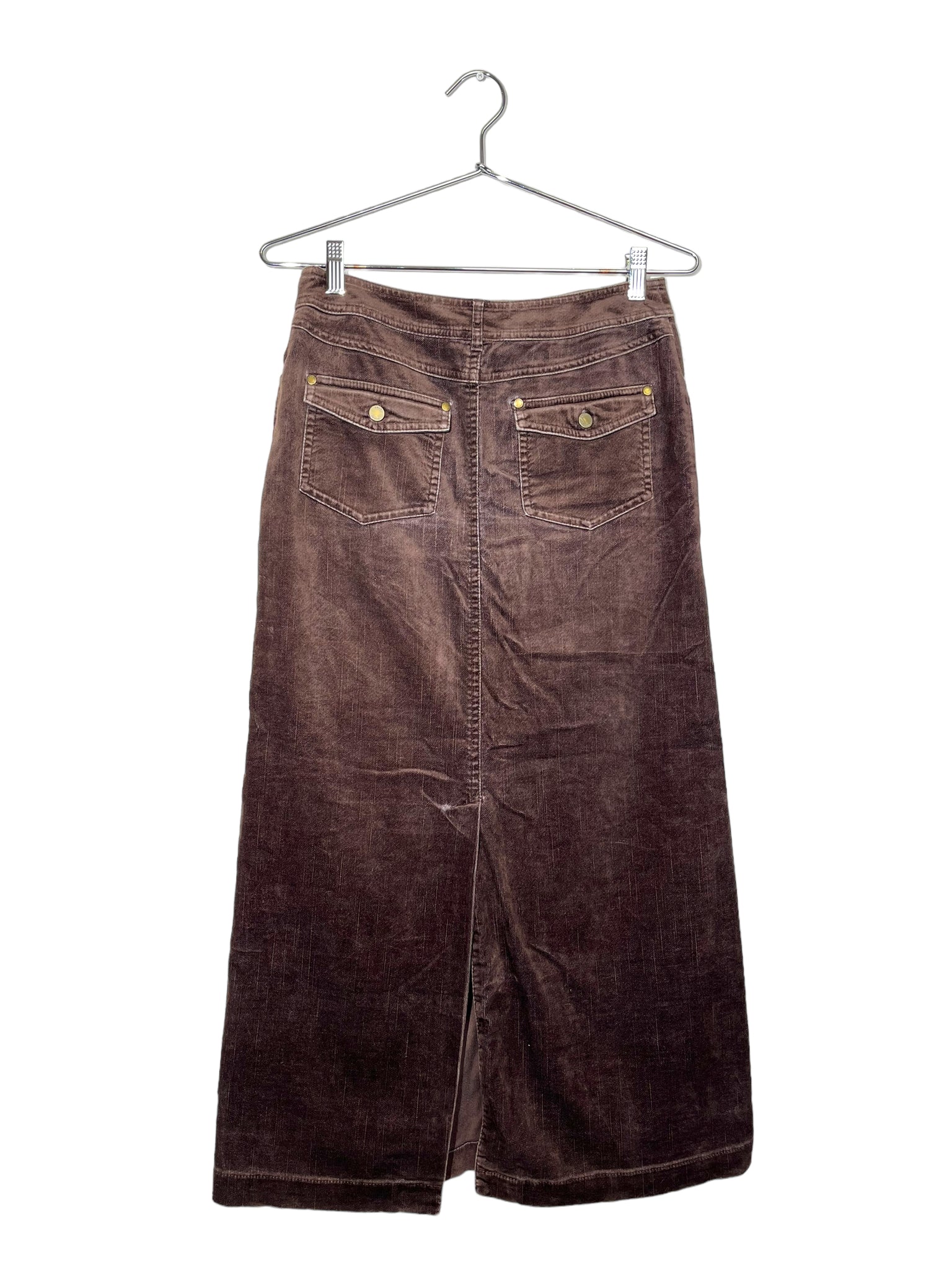 Brown Corduroy Maxi Skirt