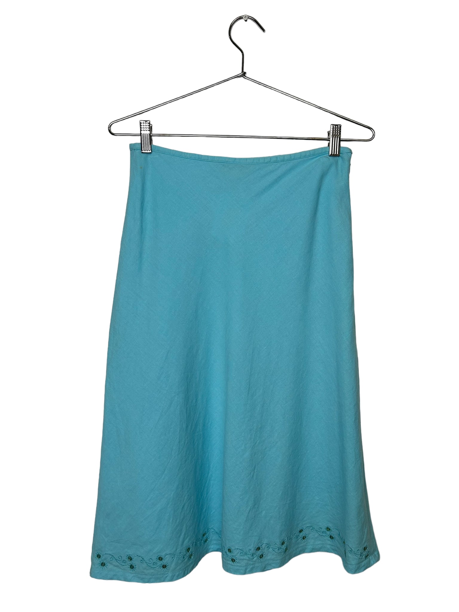 Amaranto Baby Blue Beaded Skirt