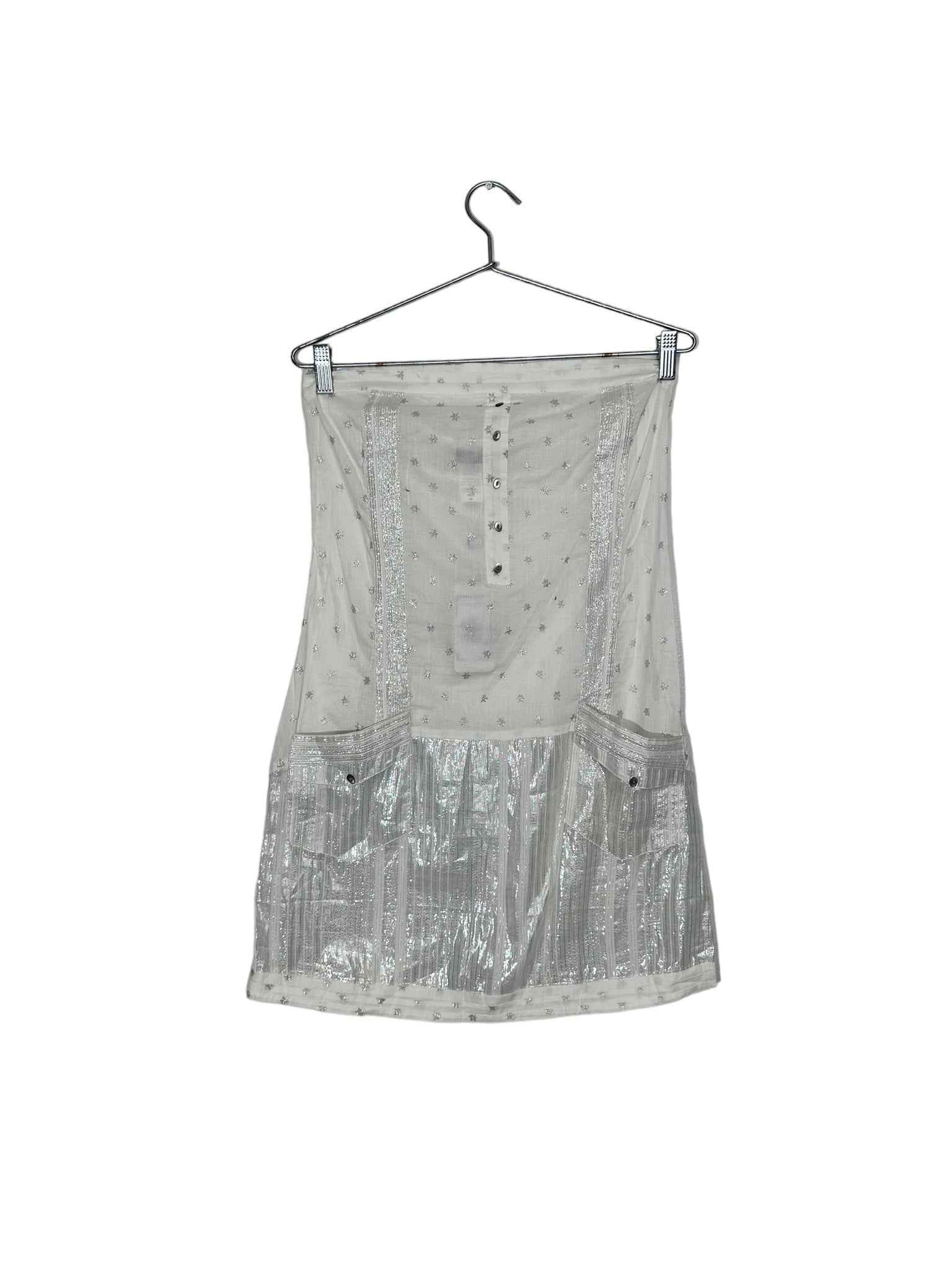 Silver Star Linen Mini Dress