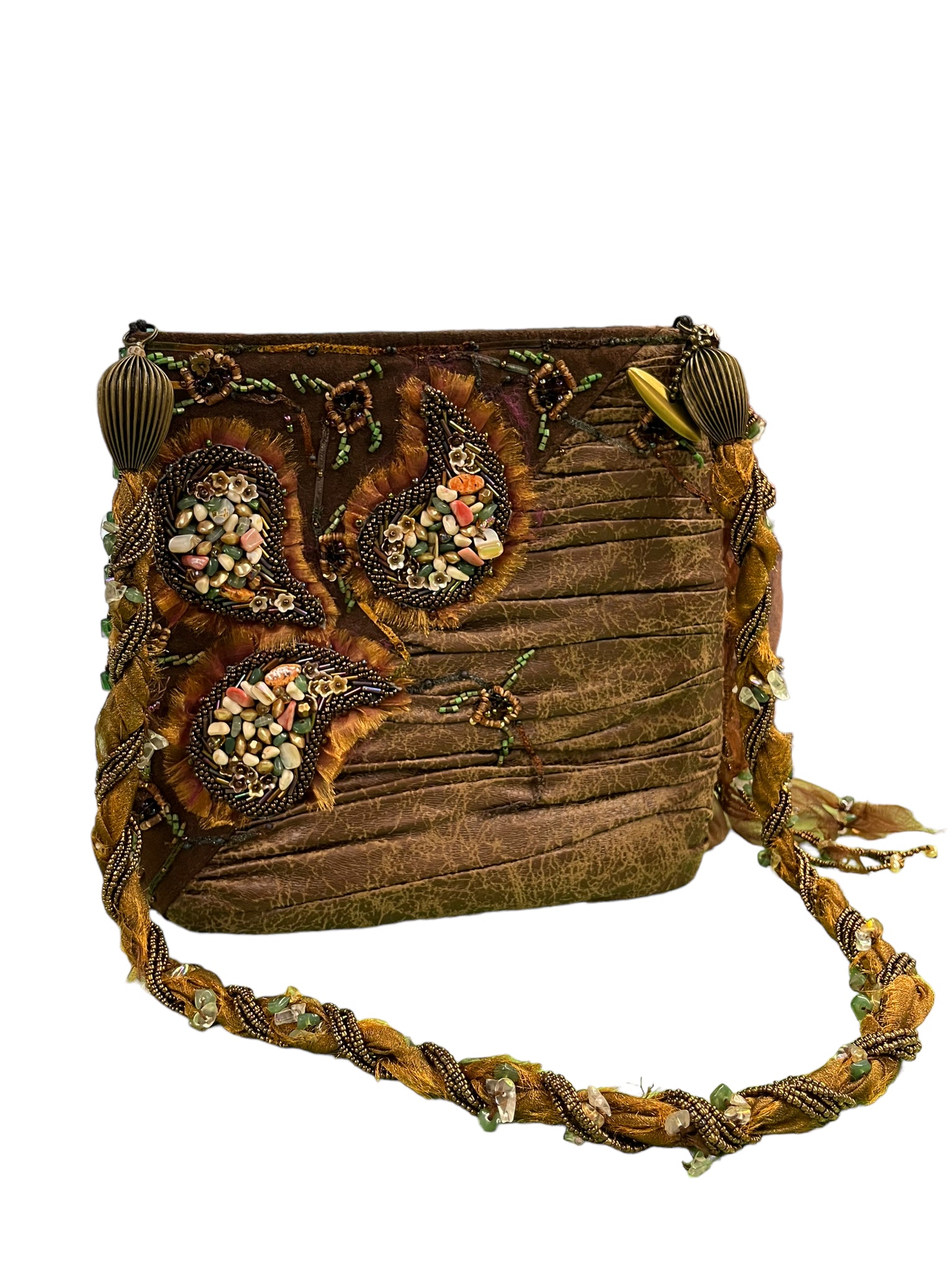 Mary Frances Beaded Detailing Bag