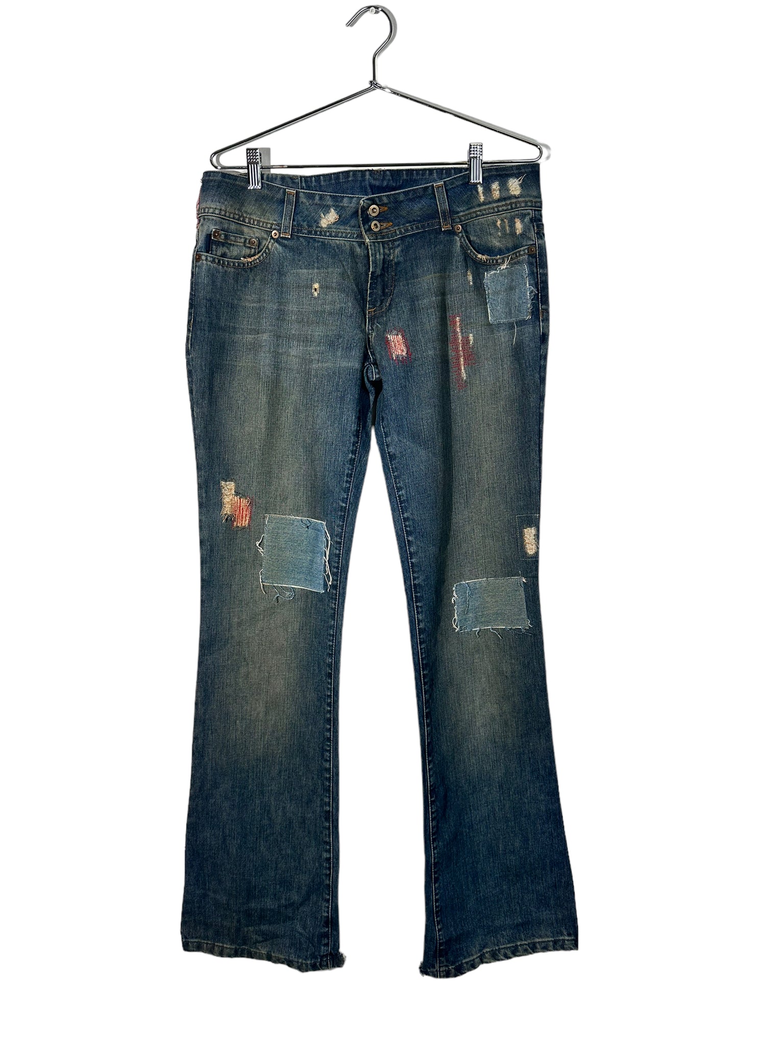 Exte Creative Stitching Jeans