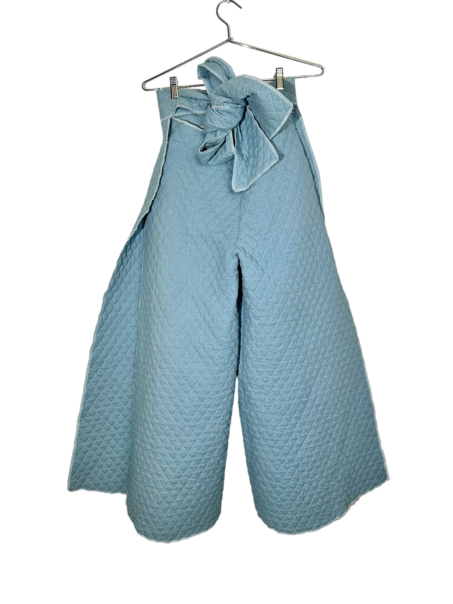 Blue Quilted Pants