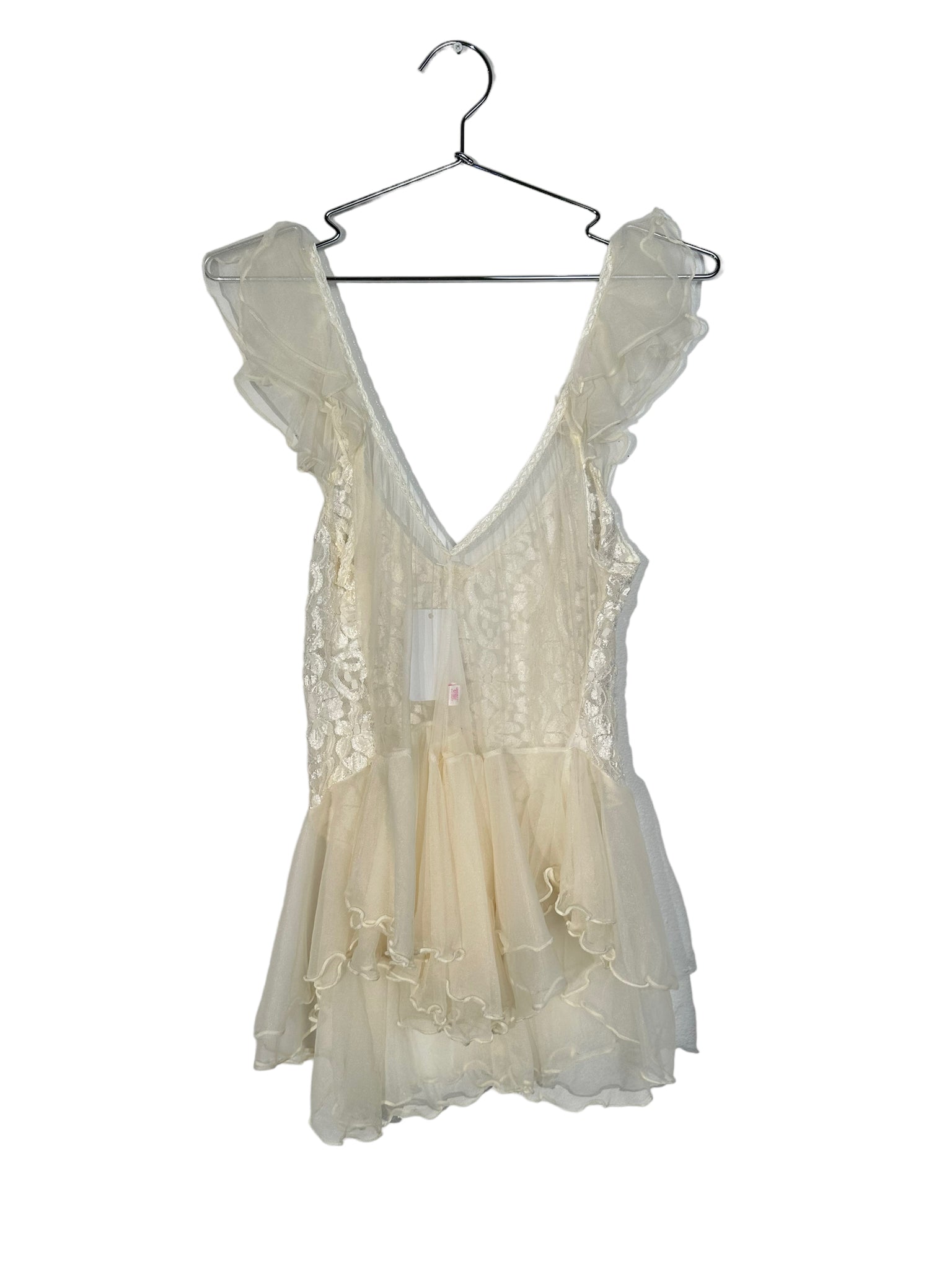 White Rose Lace Fairy Top