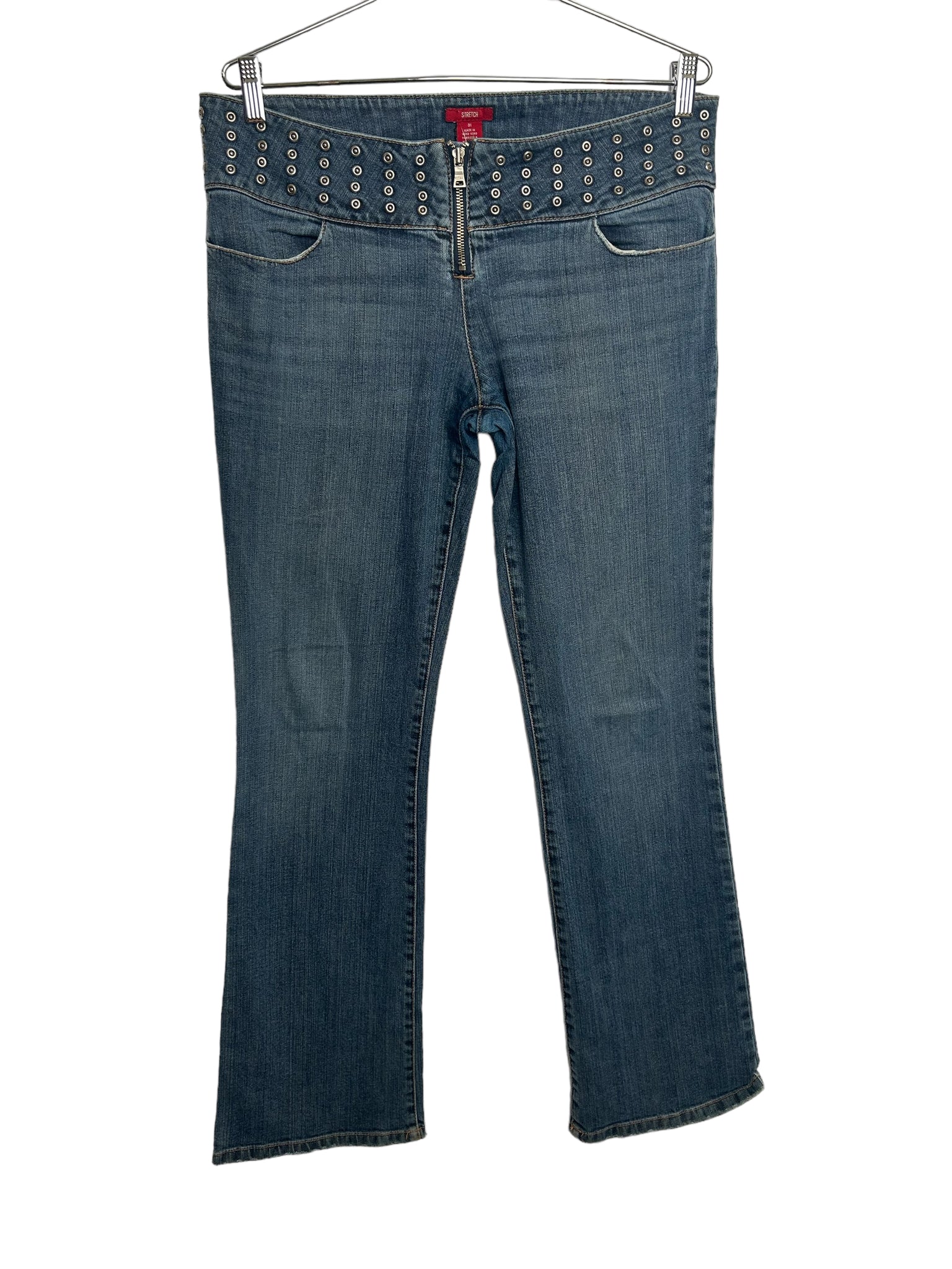 Guess Studded Waist Flare Jeans