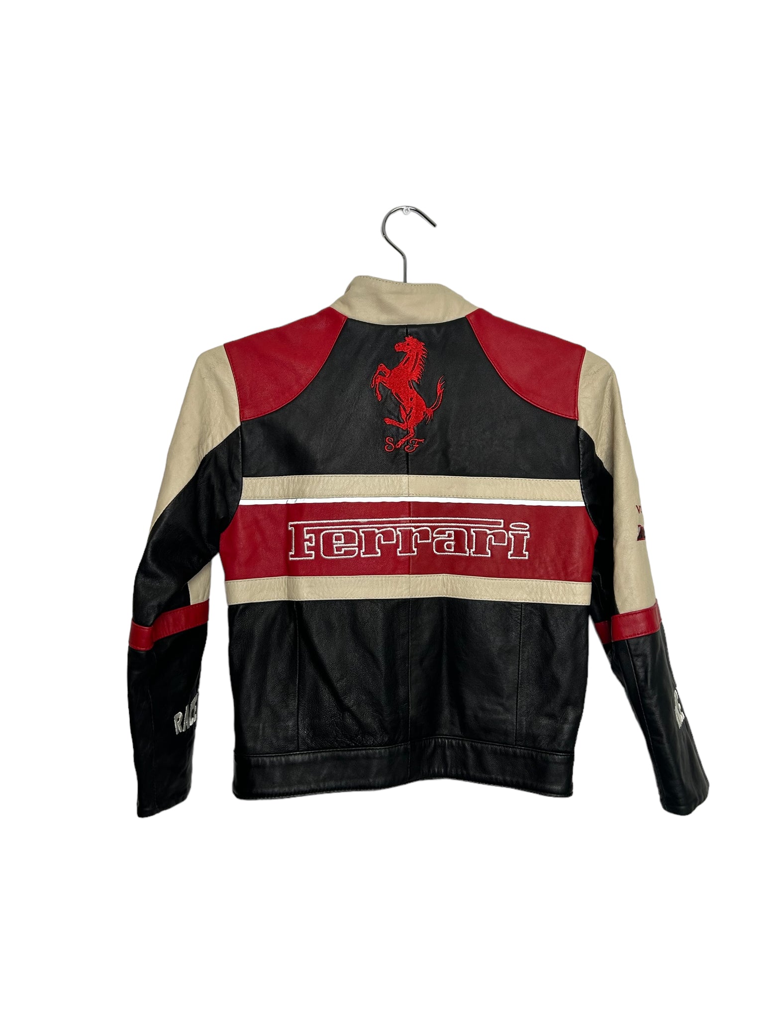 Kids Size Ferrari Racing Moto Jacket