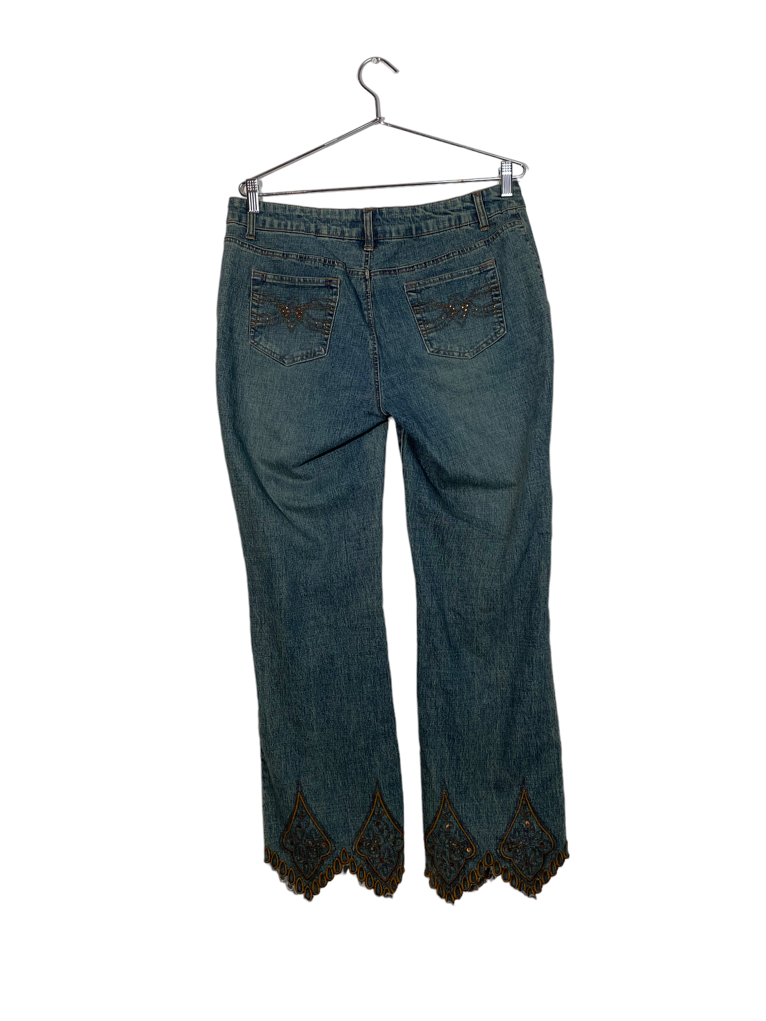 High-Rise Bootcut Denim Jeans