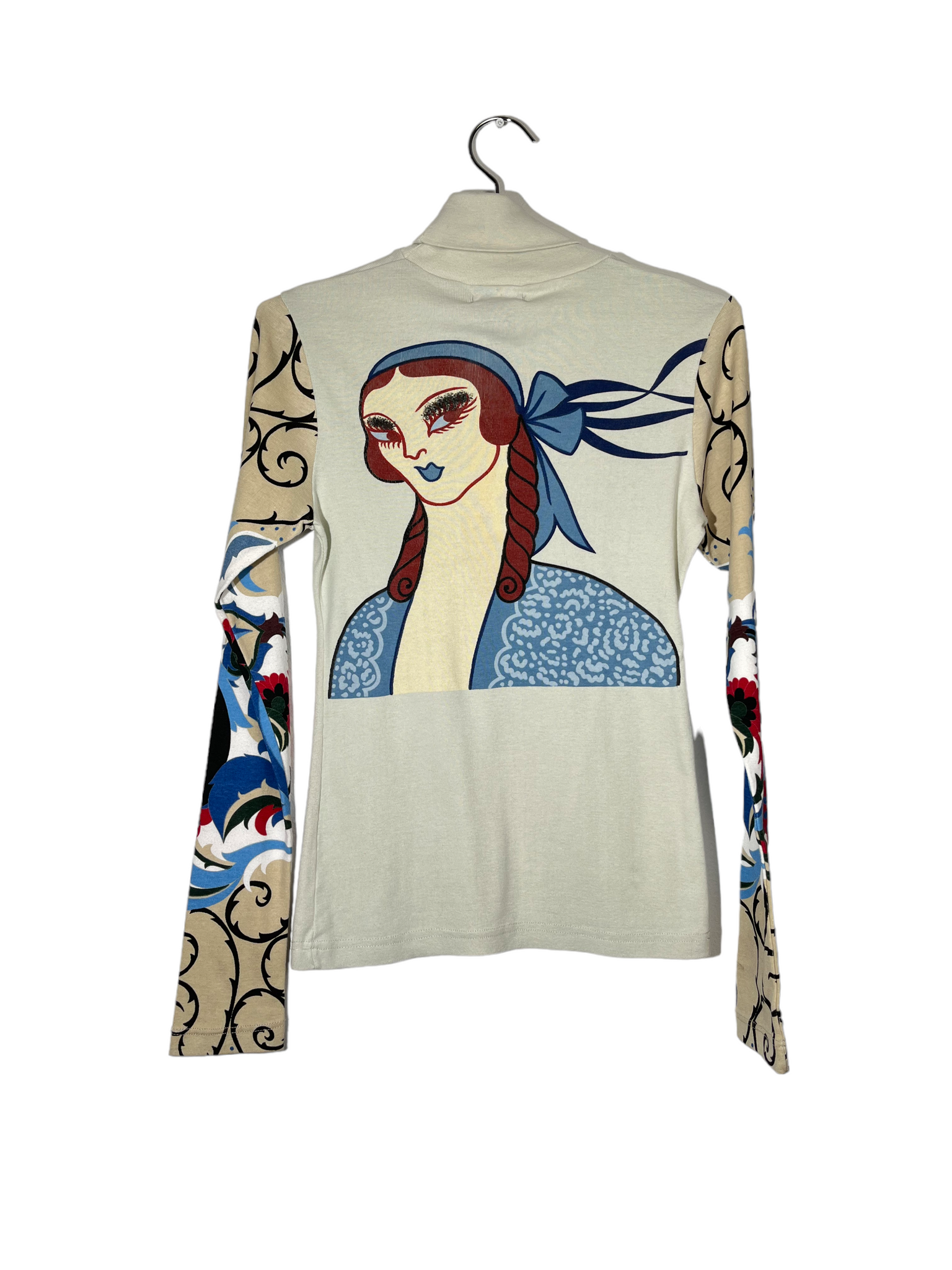 Custo Woman Graphic Long Sleeve Top