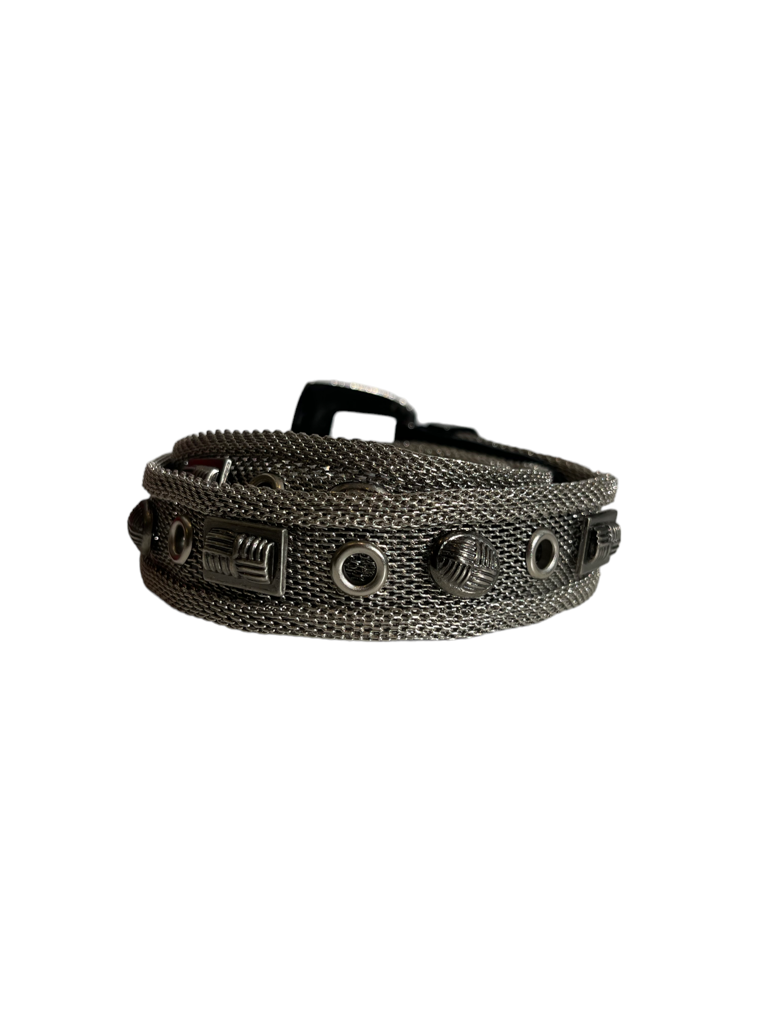 Silver Mesh Belt