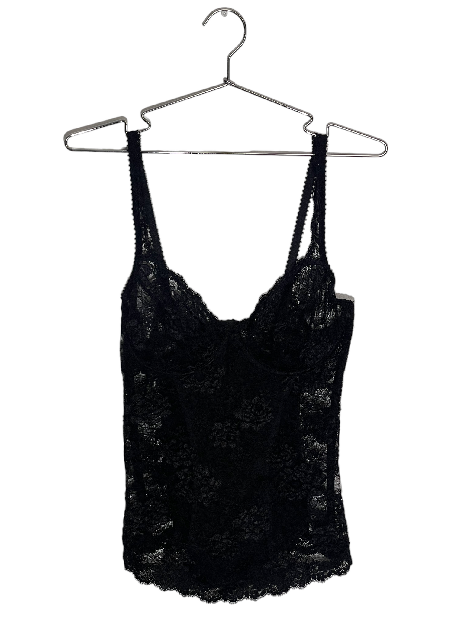 Black Lace Corset Top