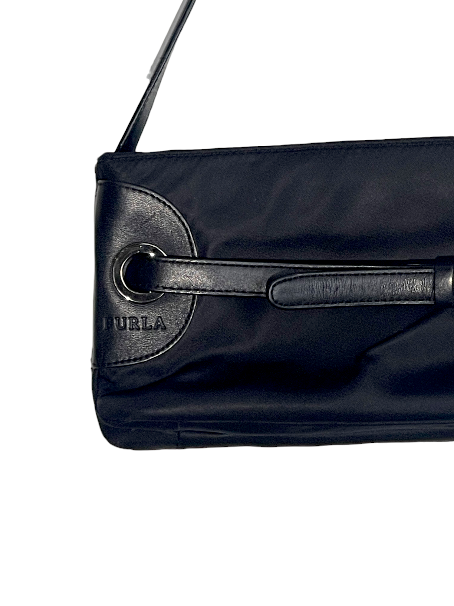 Black Furla Shoulder Bag