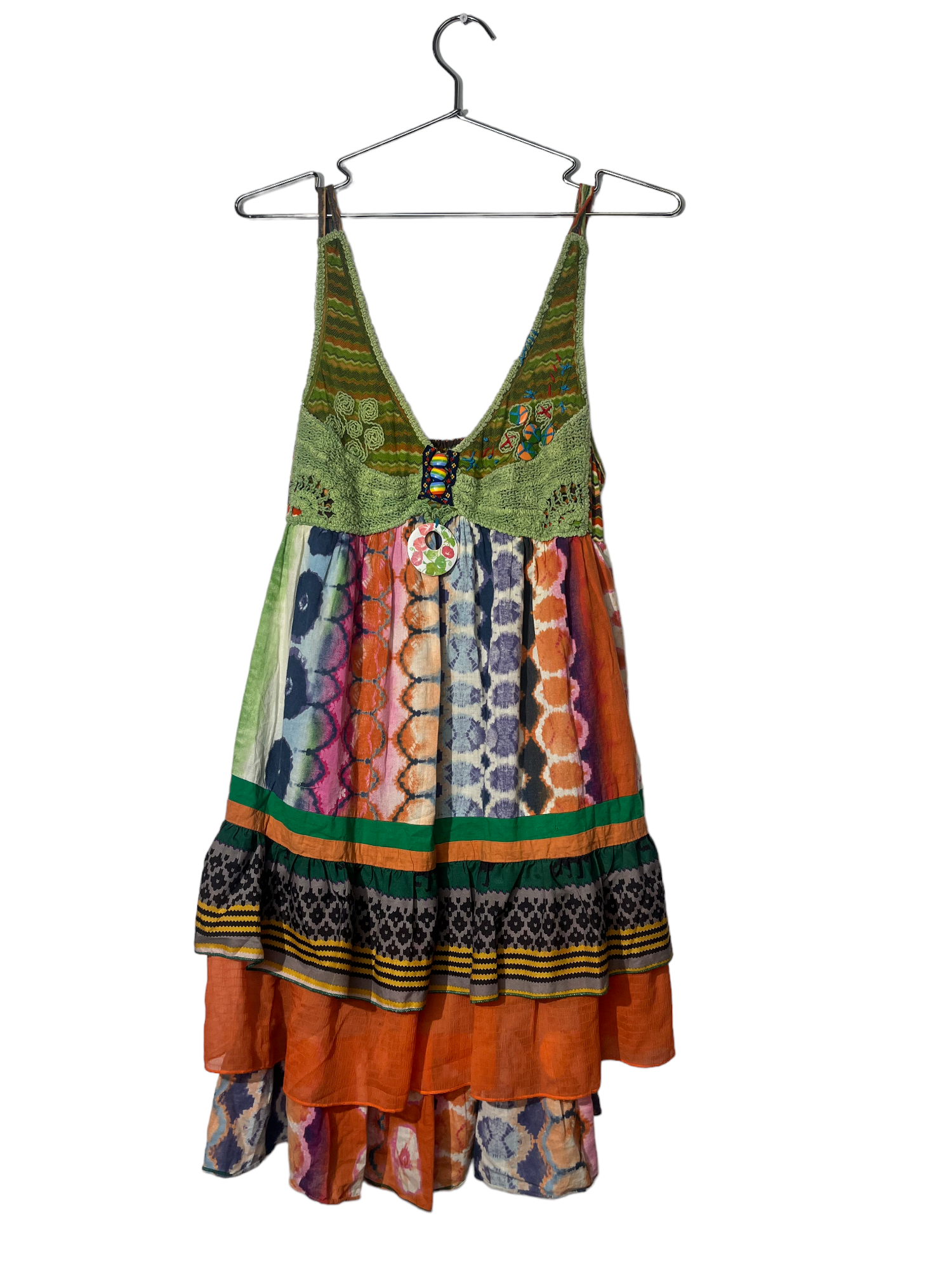 Colorful Multi Patterned Dress