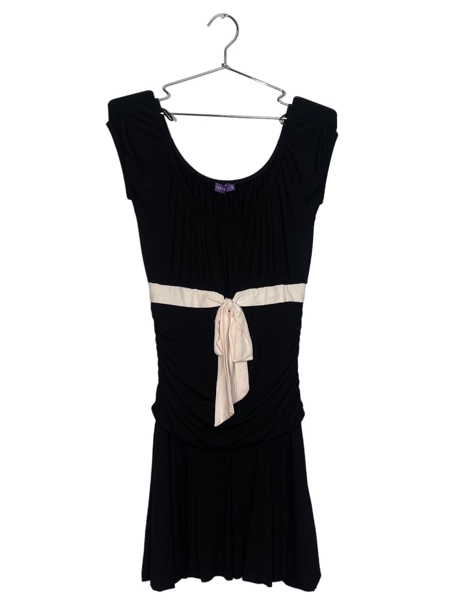 Cortefiel Black Midi Dress