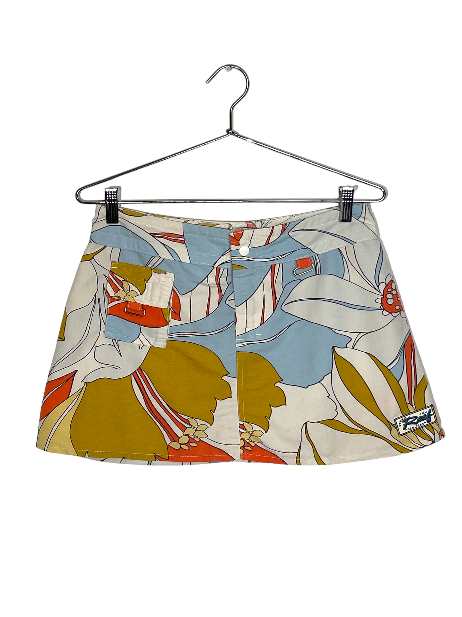 Hibiscus Floral Mini Skirt